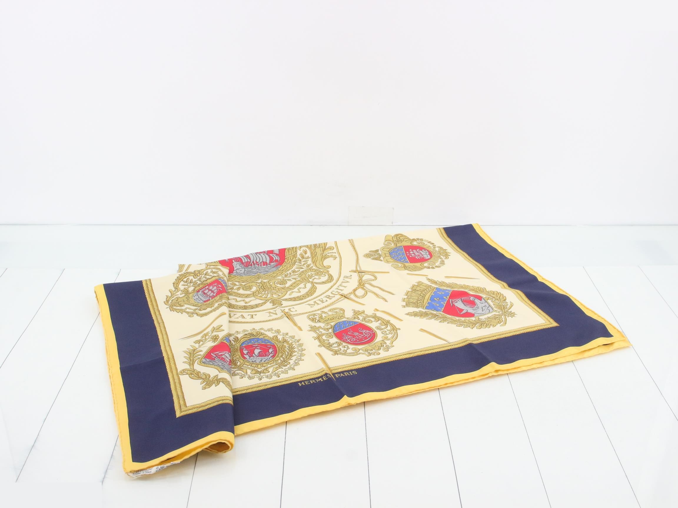 Carre 90 Silk Scarf by Les Armes de Paris — view 3