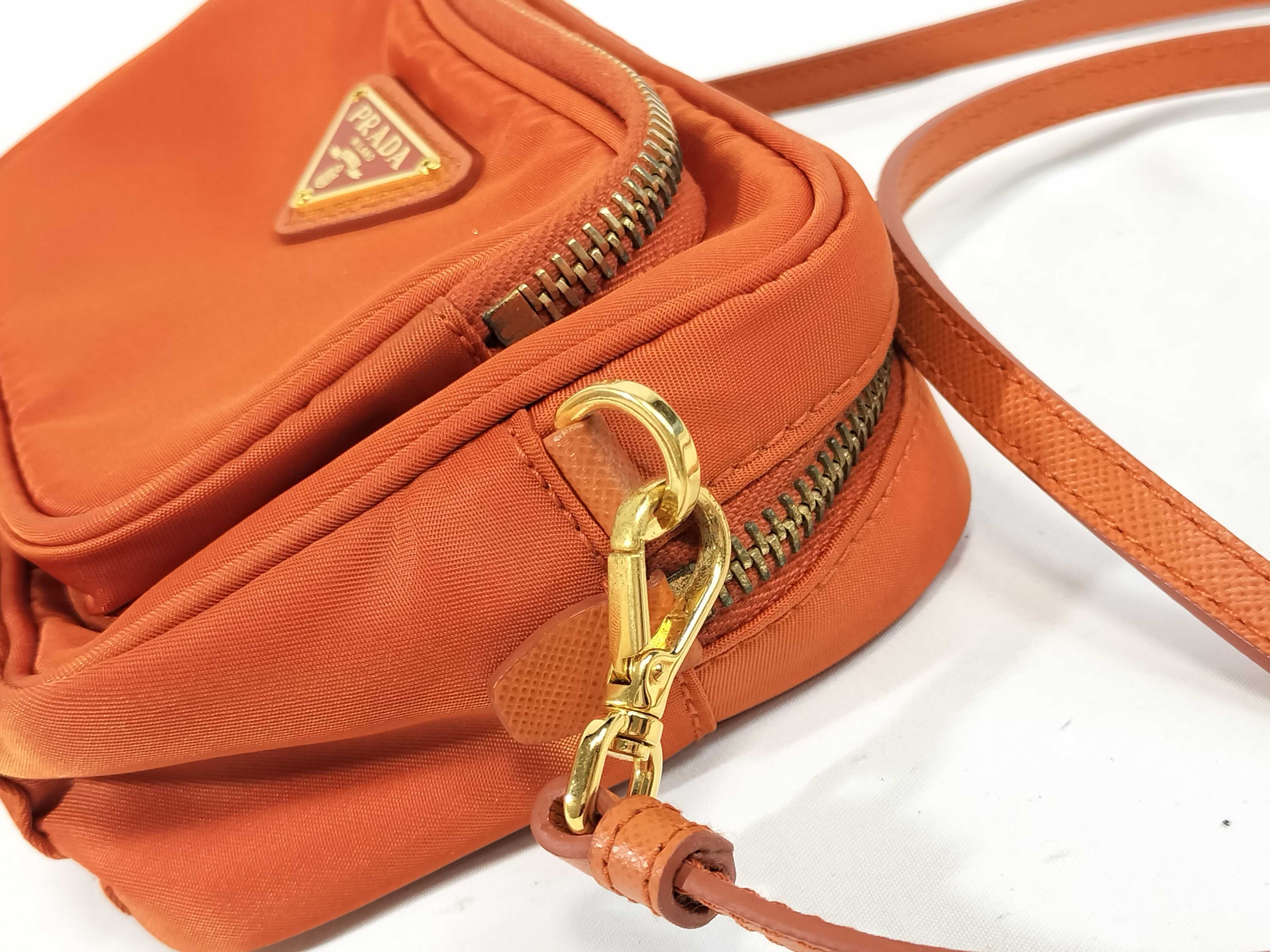 Shoulder Bag Nylon Orange Shoulder Bag — view 5