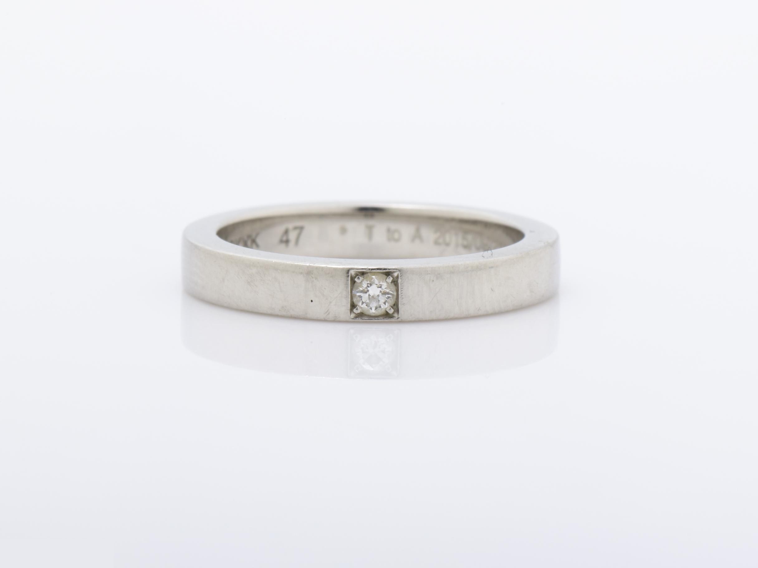 ring, Pt950, diamond, 5.2g