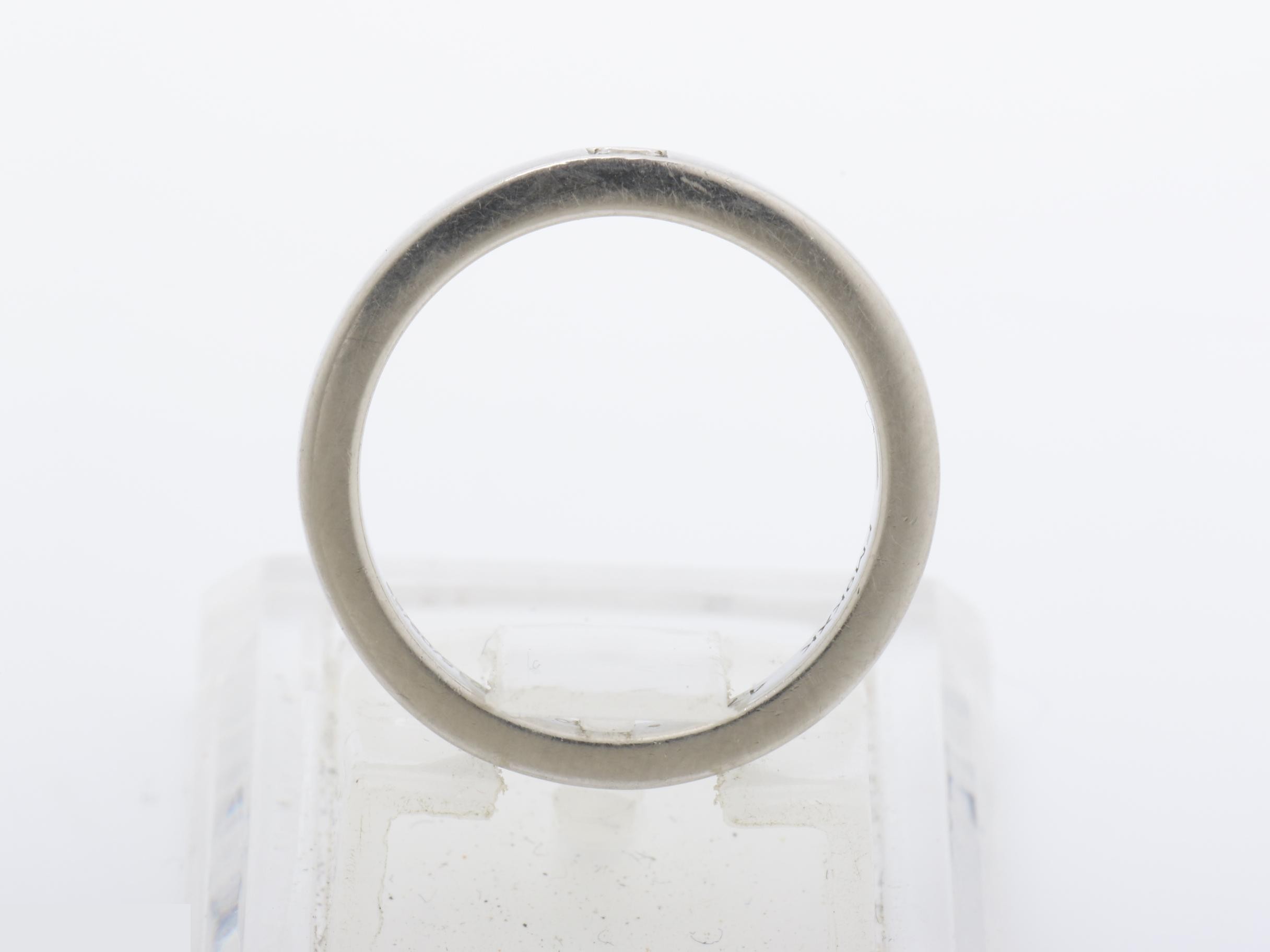 ring, Pt950, diamond, 5.2g — view 5