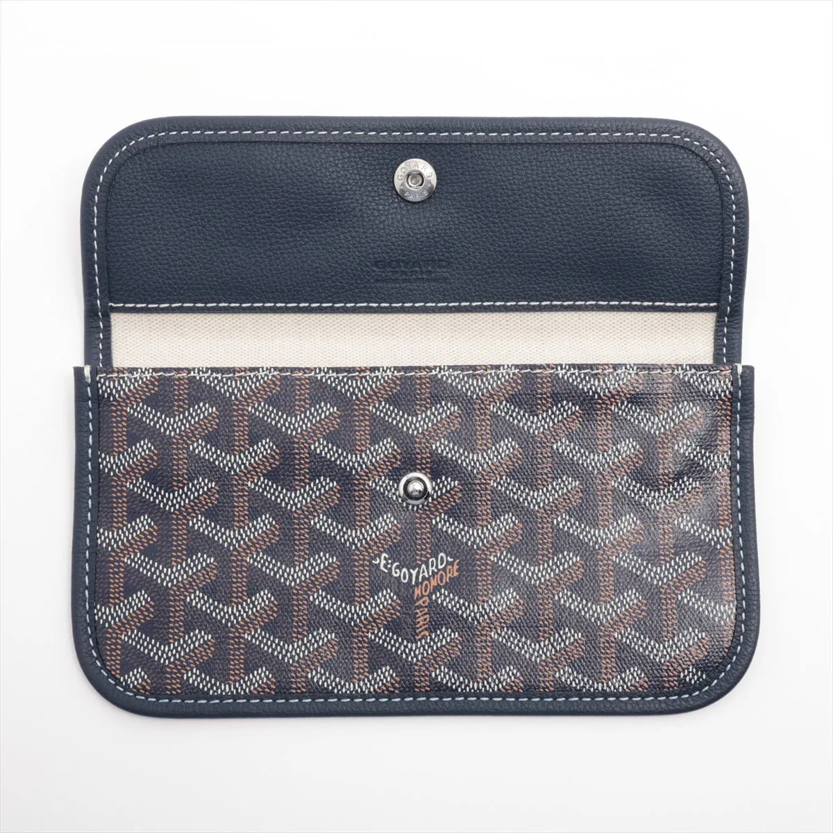 Saint Louis PM PVC x Leather Pouch Navy Pouch Only — view 3