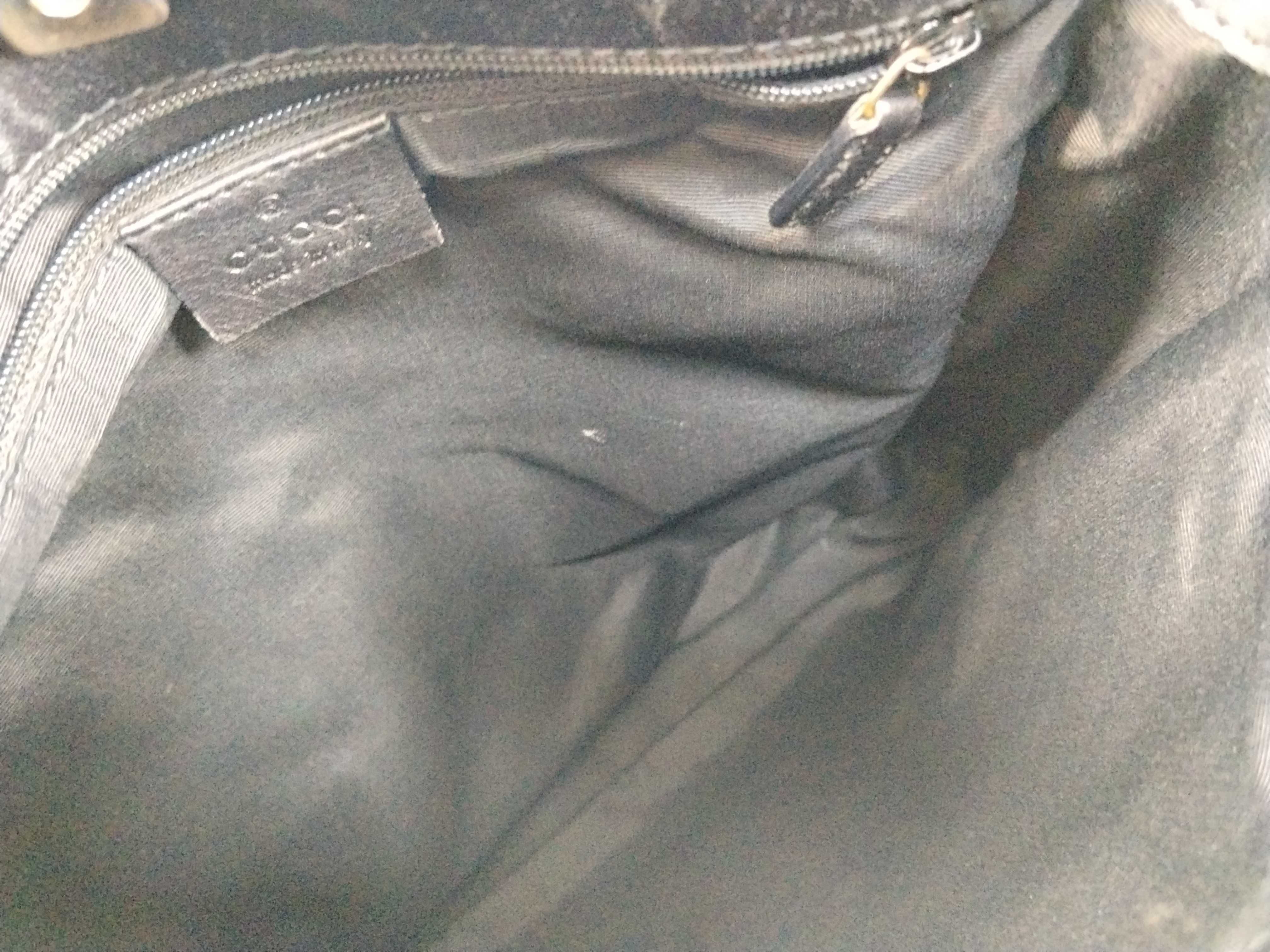 GG Canvas Shoulder Bag (Black) — view 11