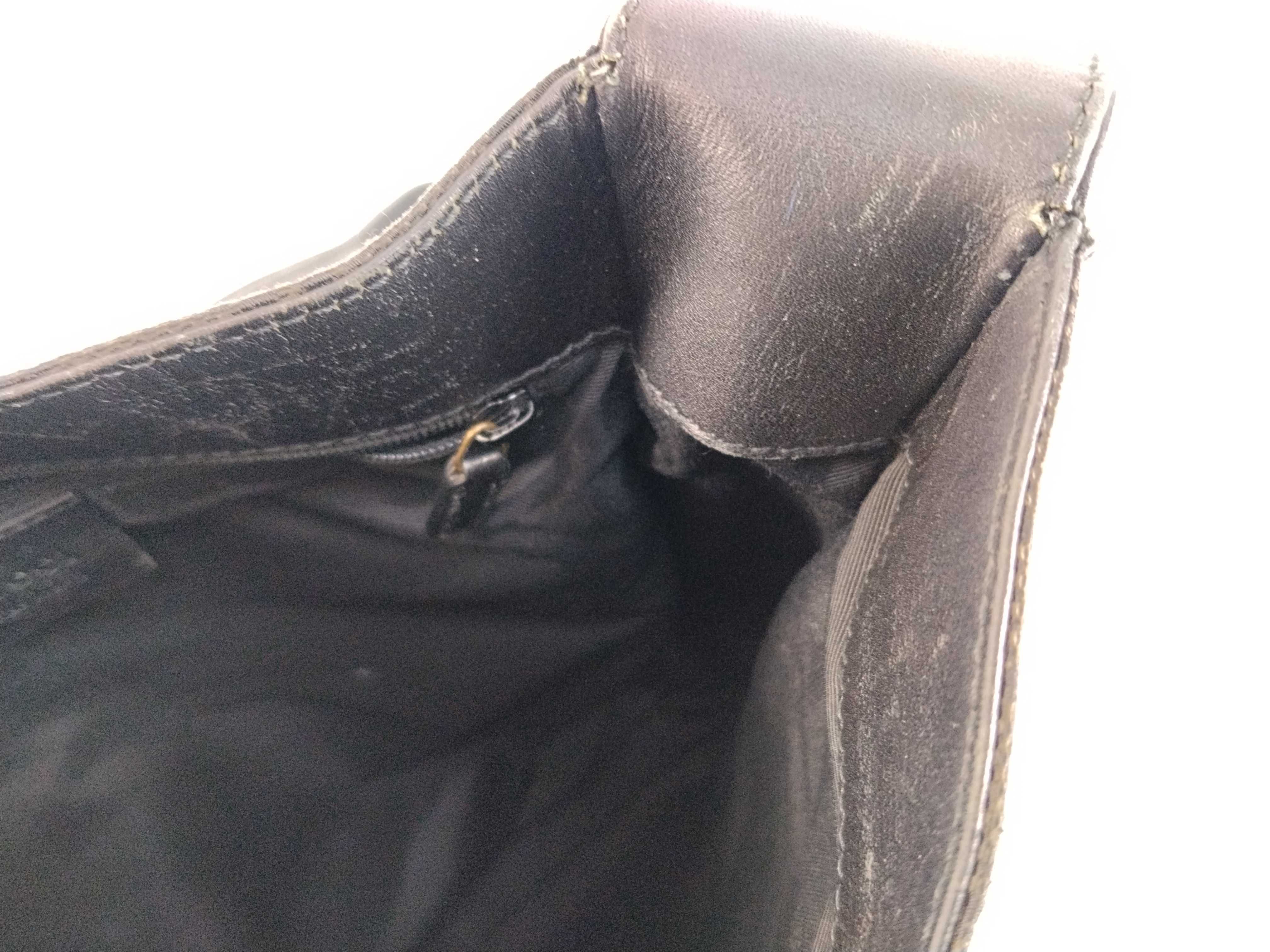 GG Canvas Shoulder Bag (Black) — view 12