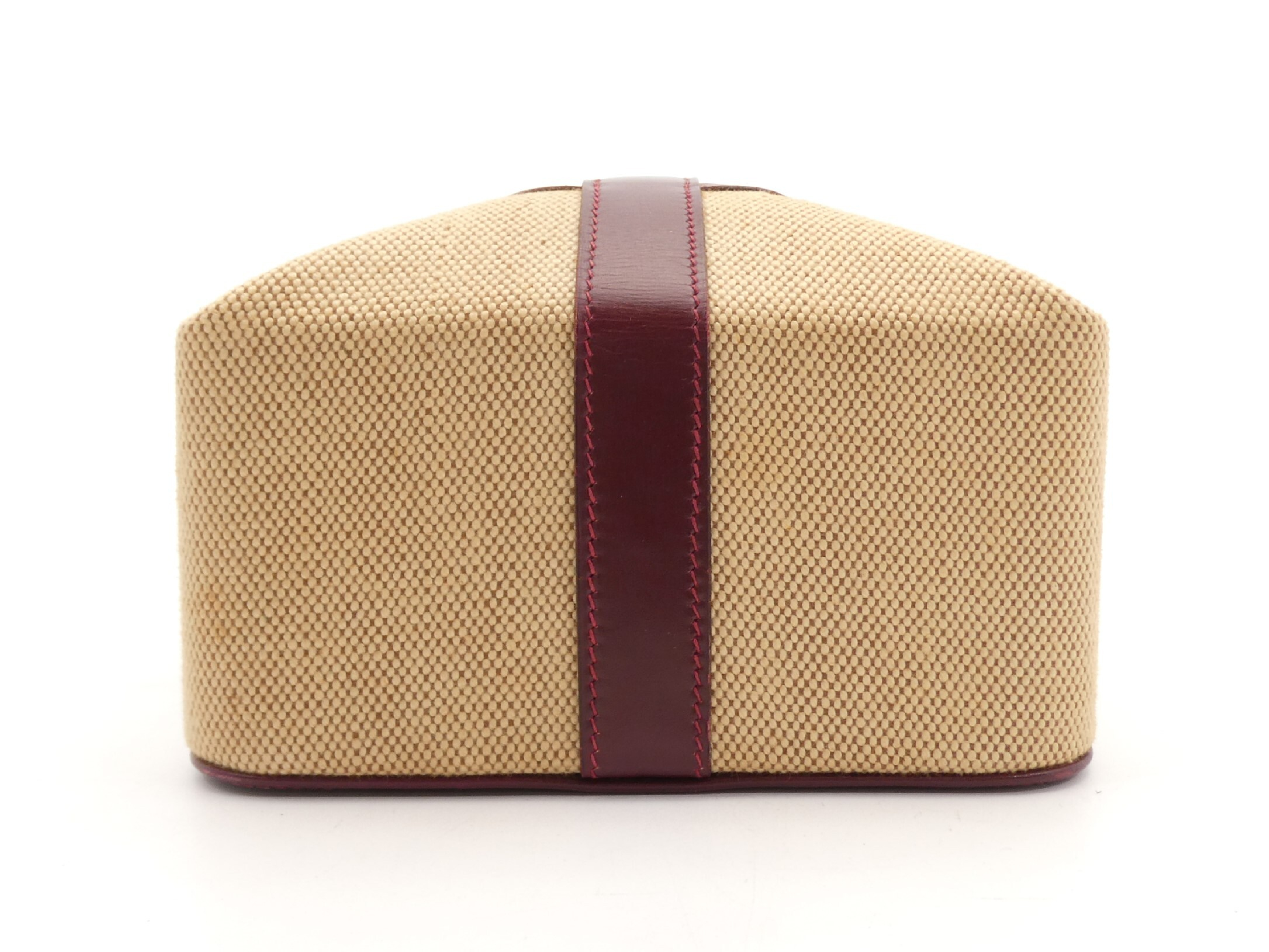 Toile H Leather Vanity Bag with "J" Stamp — view 3