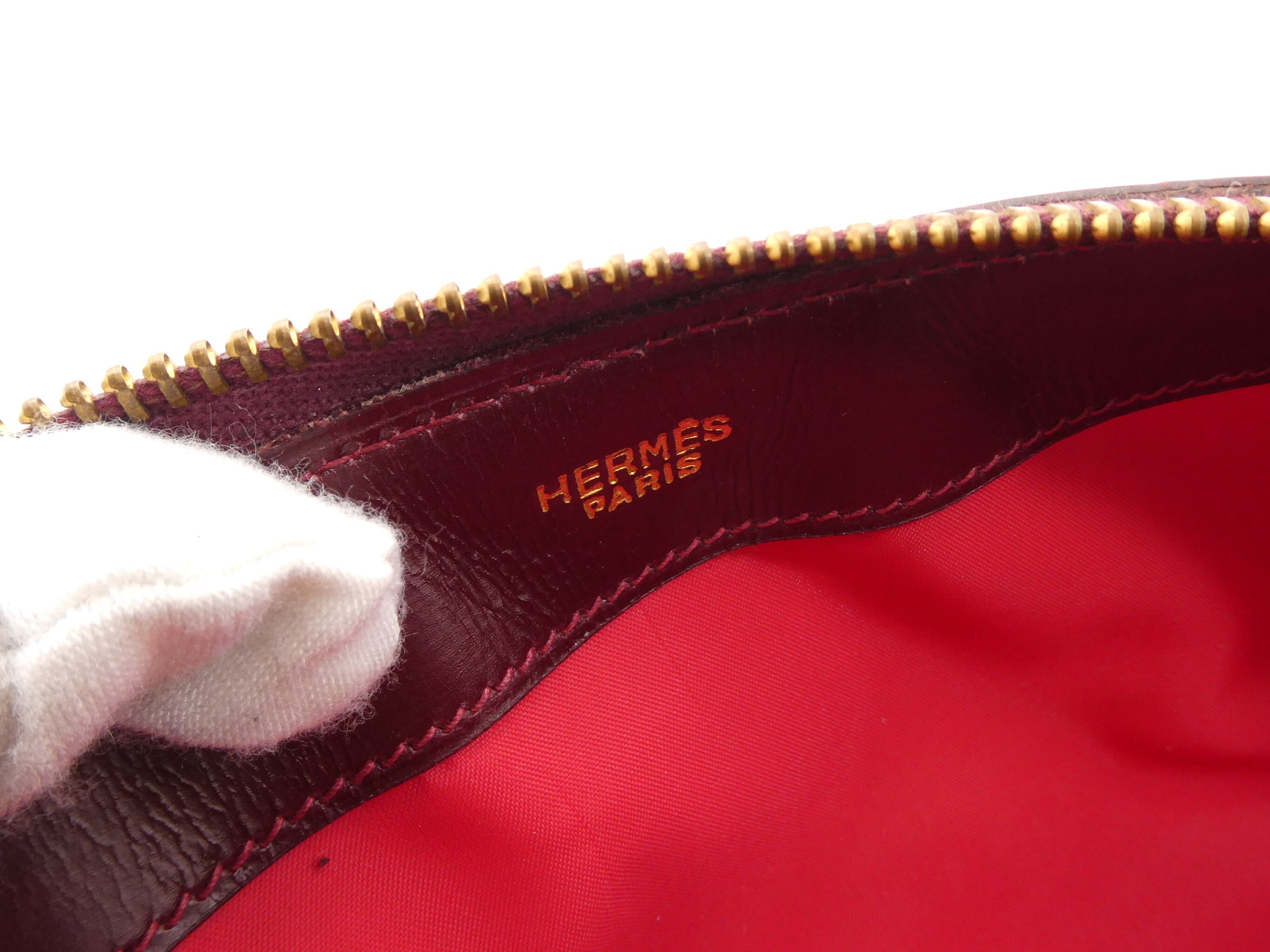 Toile H Leather Vanity Bag with "J" Stamp — view 8