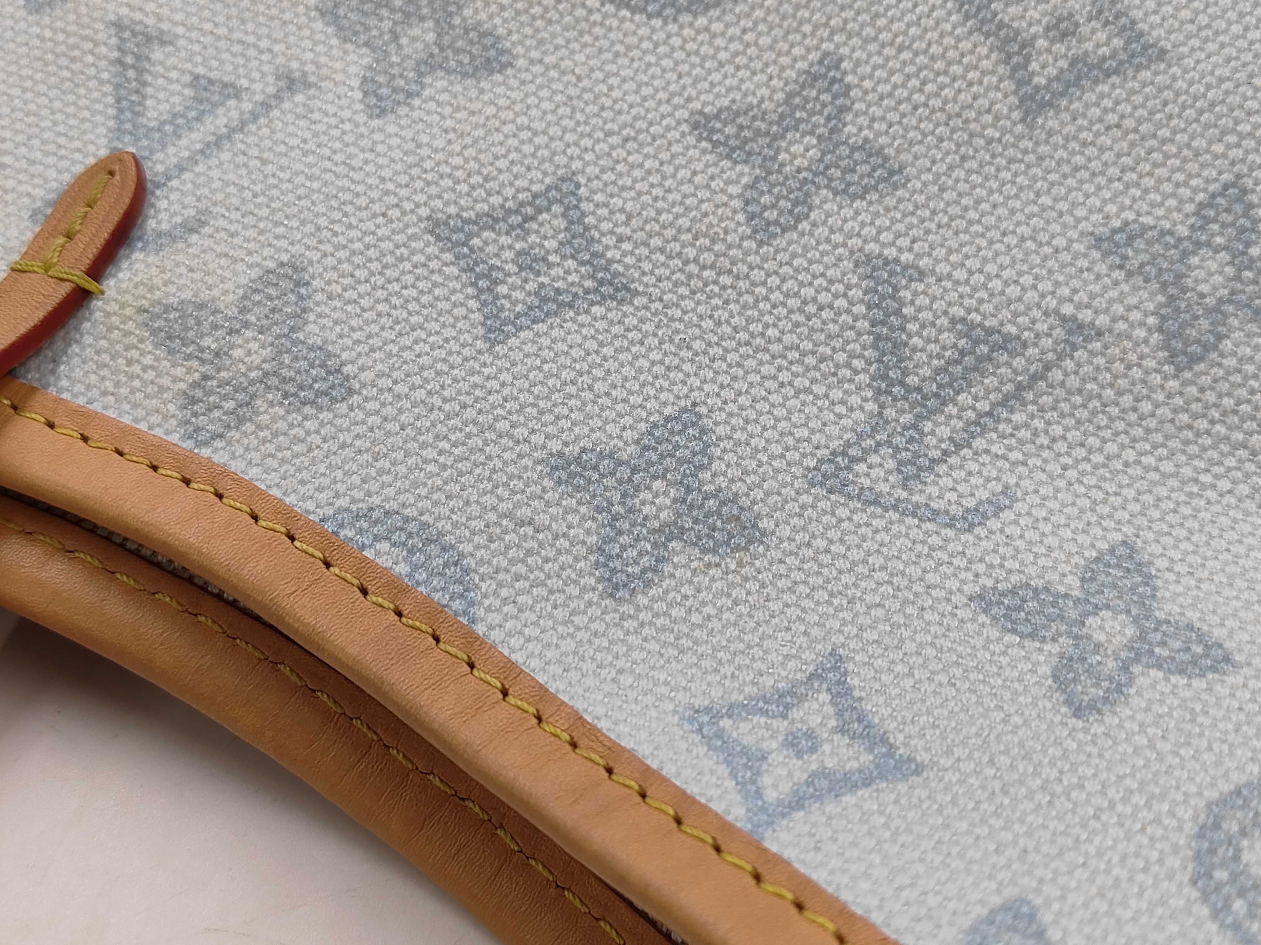 LV Louis Vuitton Light Blue Carryall Bag — view 10