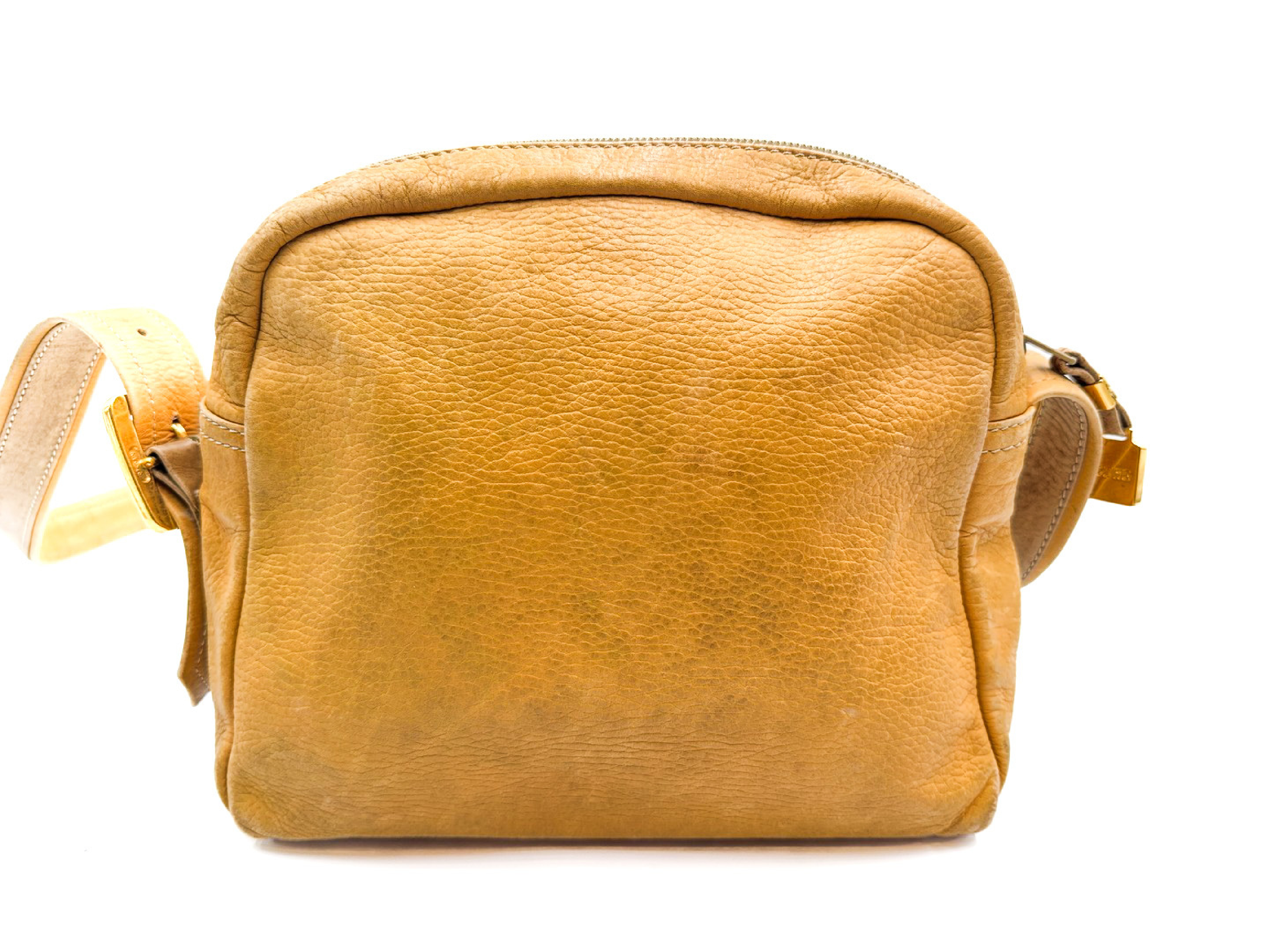 Anagram Gold Hardware Leather Shoulder Bag — view 2