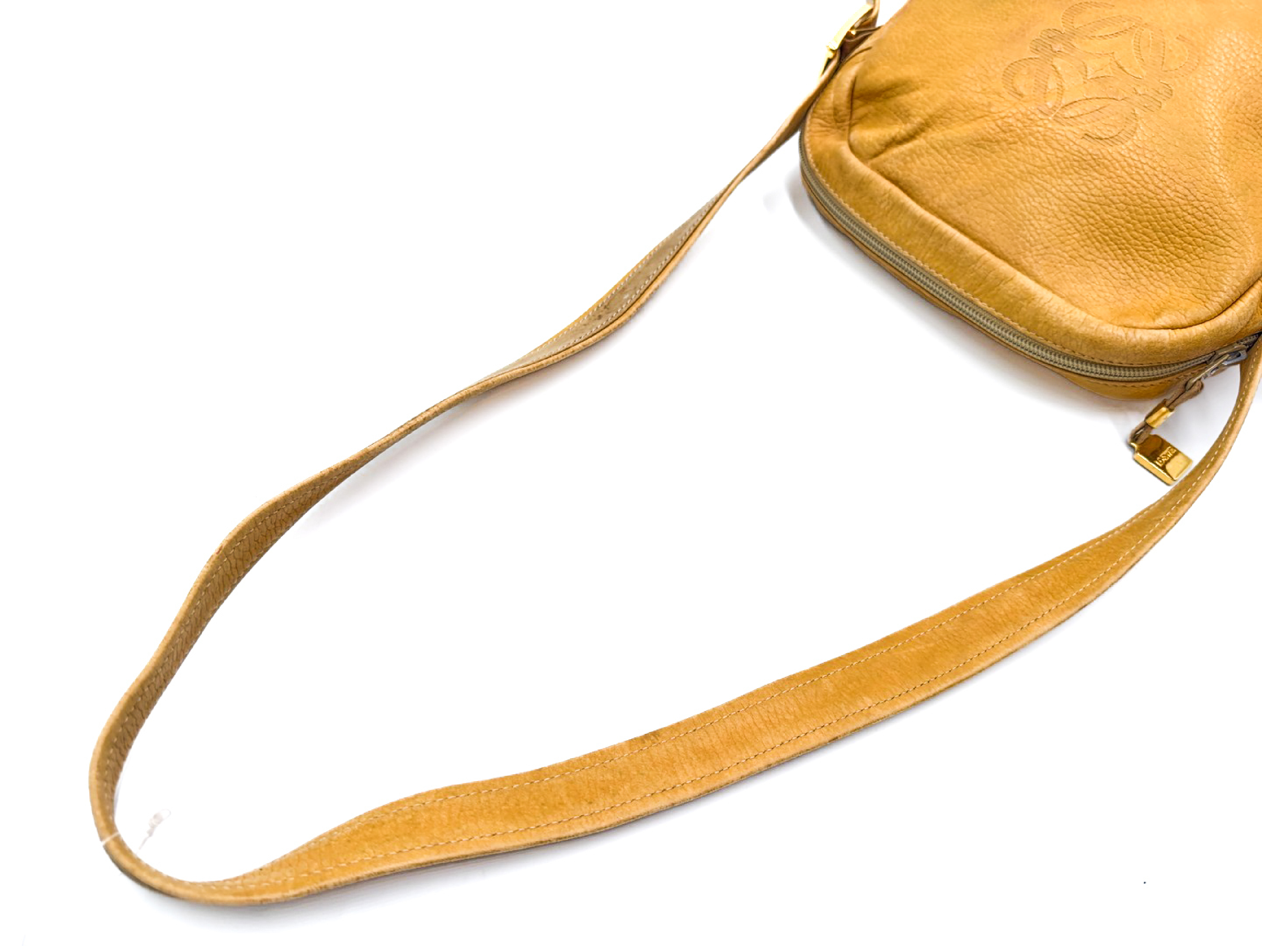 Anagram Gold Hardware Leather Shoulder Bag — view 3