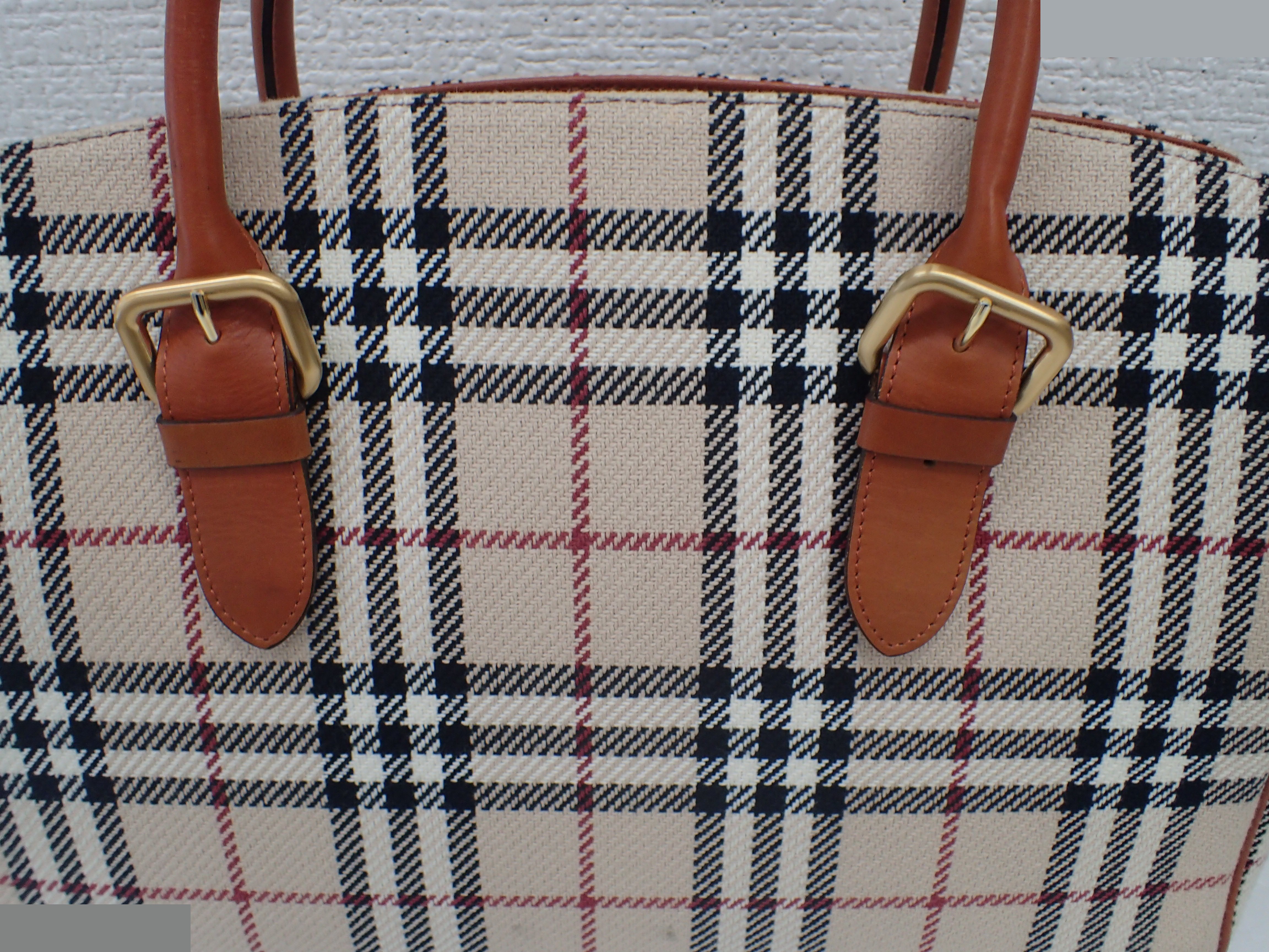 Nova Check Tote Bag — view 2