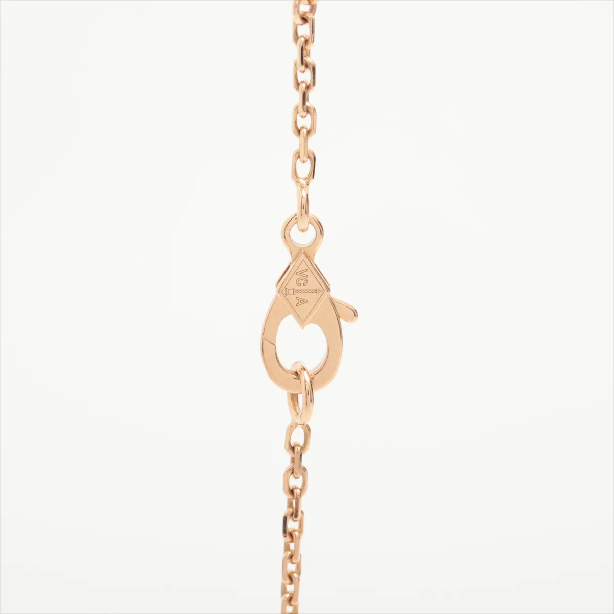 de Papillon Shell Diamond Necklace 750 (PG x WG) 6.6g JE918089 (Hole) — view 3