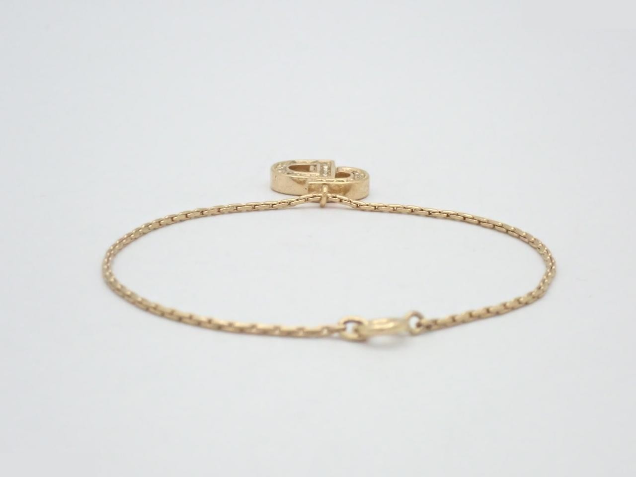 CD logo bracelet, wrist circumference approximately 17cm — view 2