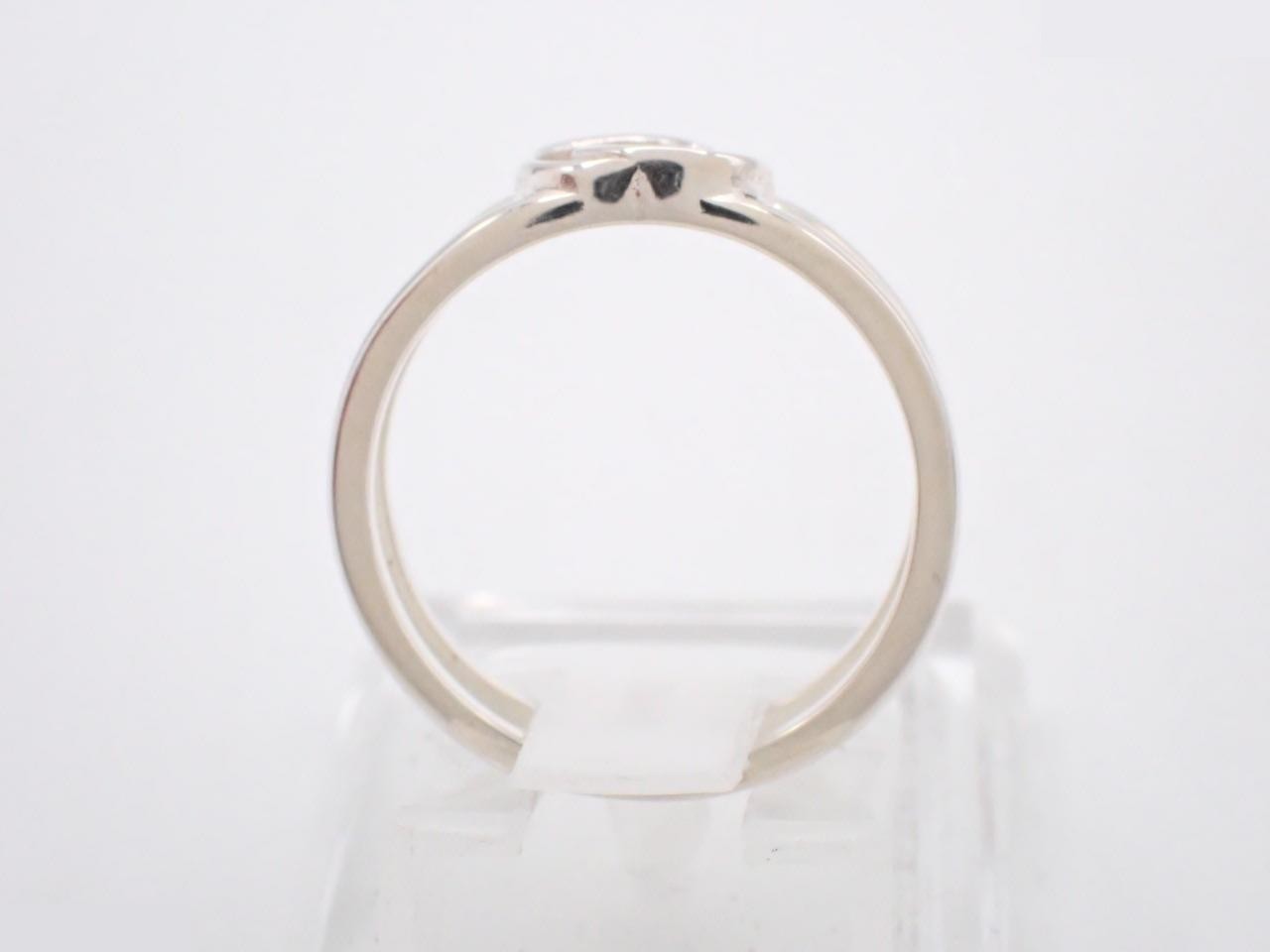Interlocking 925 Sterling Silver Ring, 2.7g, Stamped #13, Actual Size #12, Box and Bag Included — view 3
