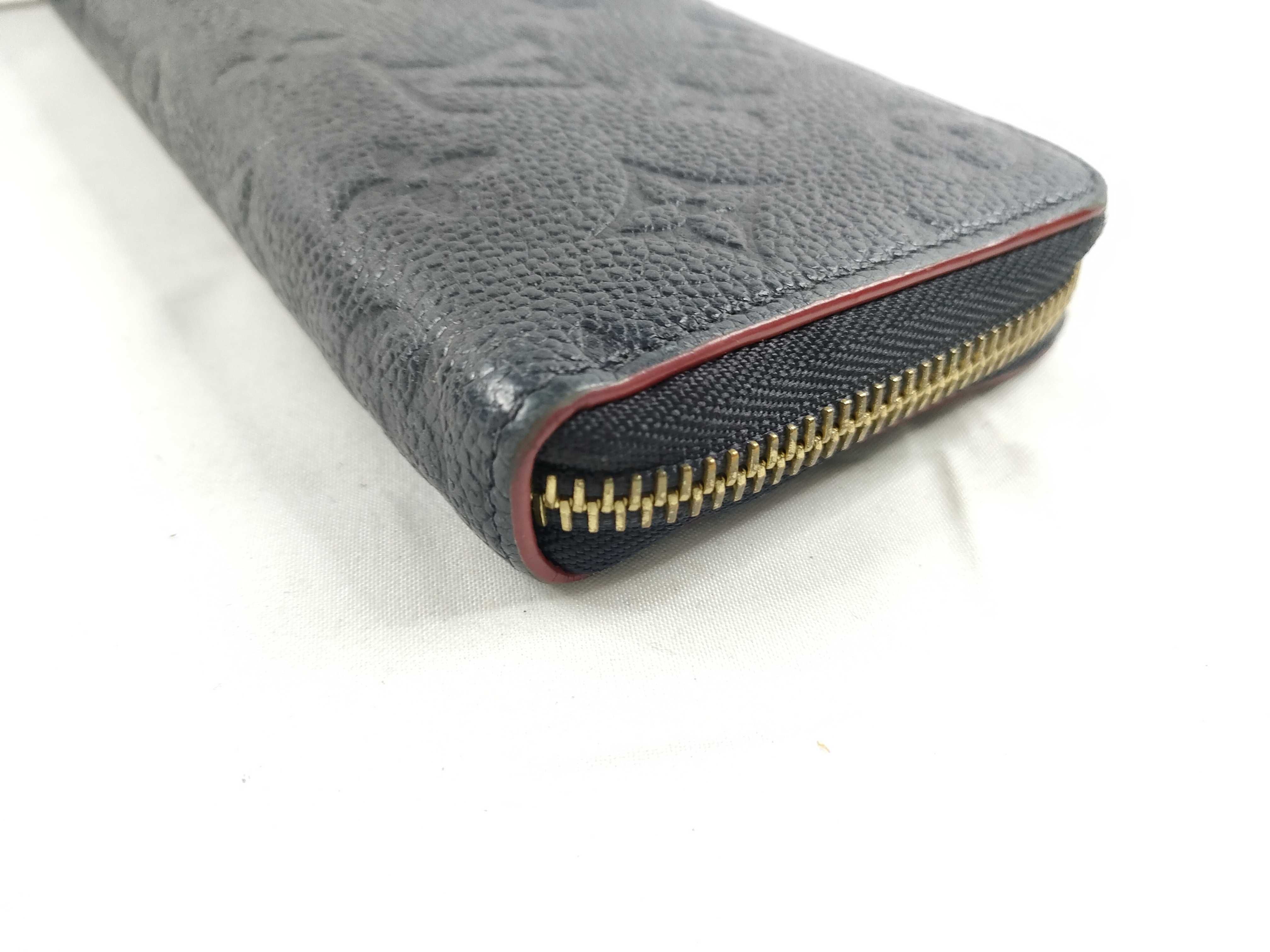 Monogram Empreinte Portefeuille Clemence M69415 Marine Rouge Wallet — view 3