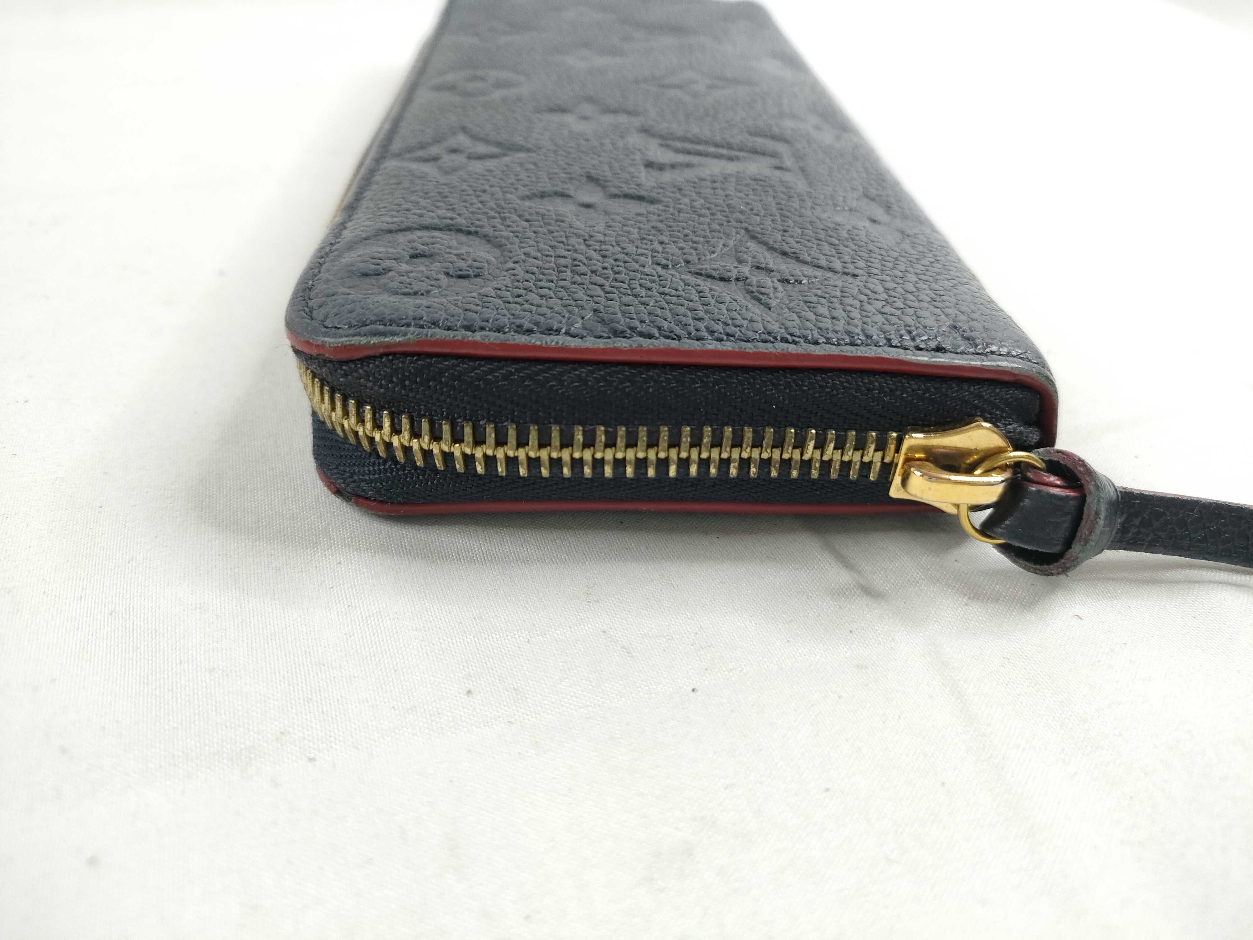 Monogram Empreinte Portefeuille Clemence M69415 Marine Rouge Wallet — view 5