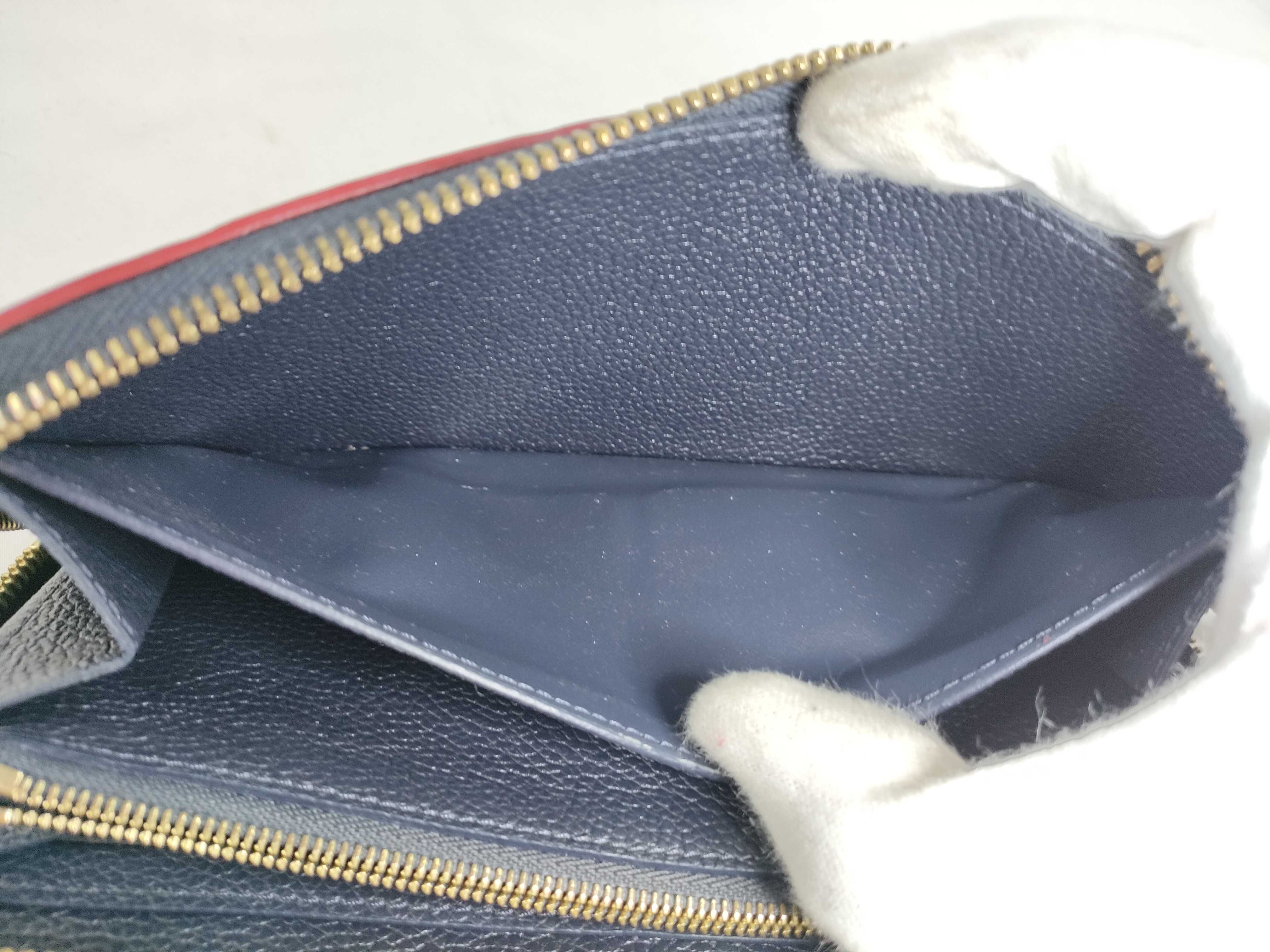 Monogram Empreinte Portefeuille Clemence M69415 Marine Rouge Wallet — view 10