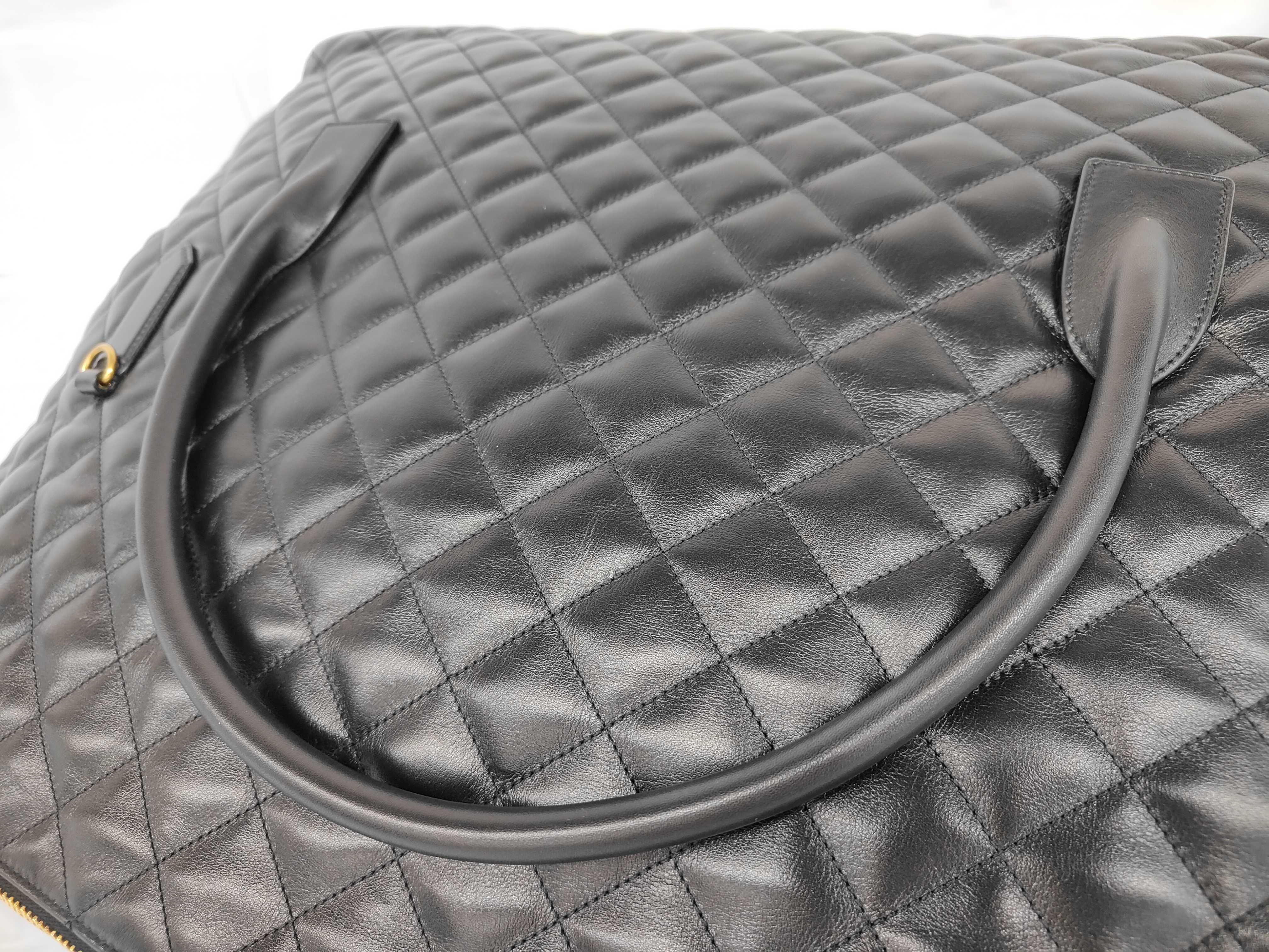 Duffle Bag 736009 Leather 2-Way Black Boston Bag — view 3