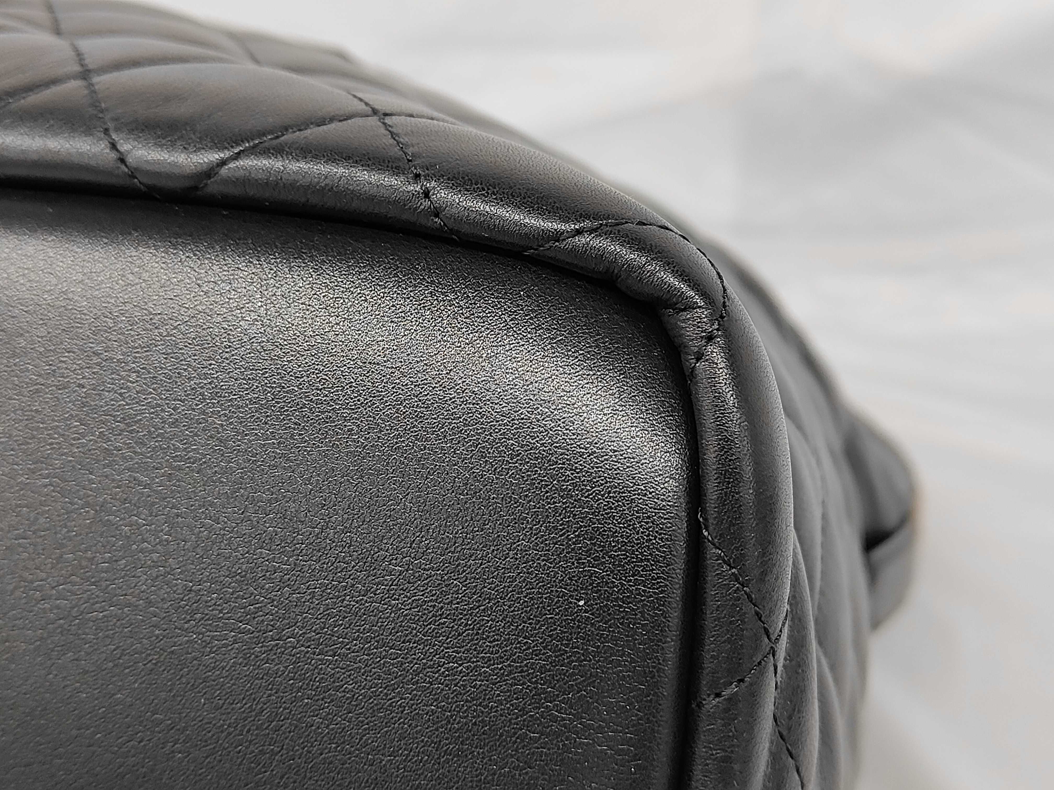 Duffle Bag 736009 Leather 2-Way Black Boston Bag — view 7