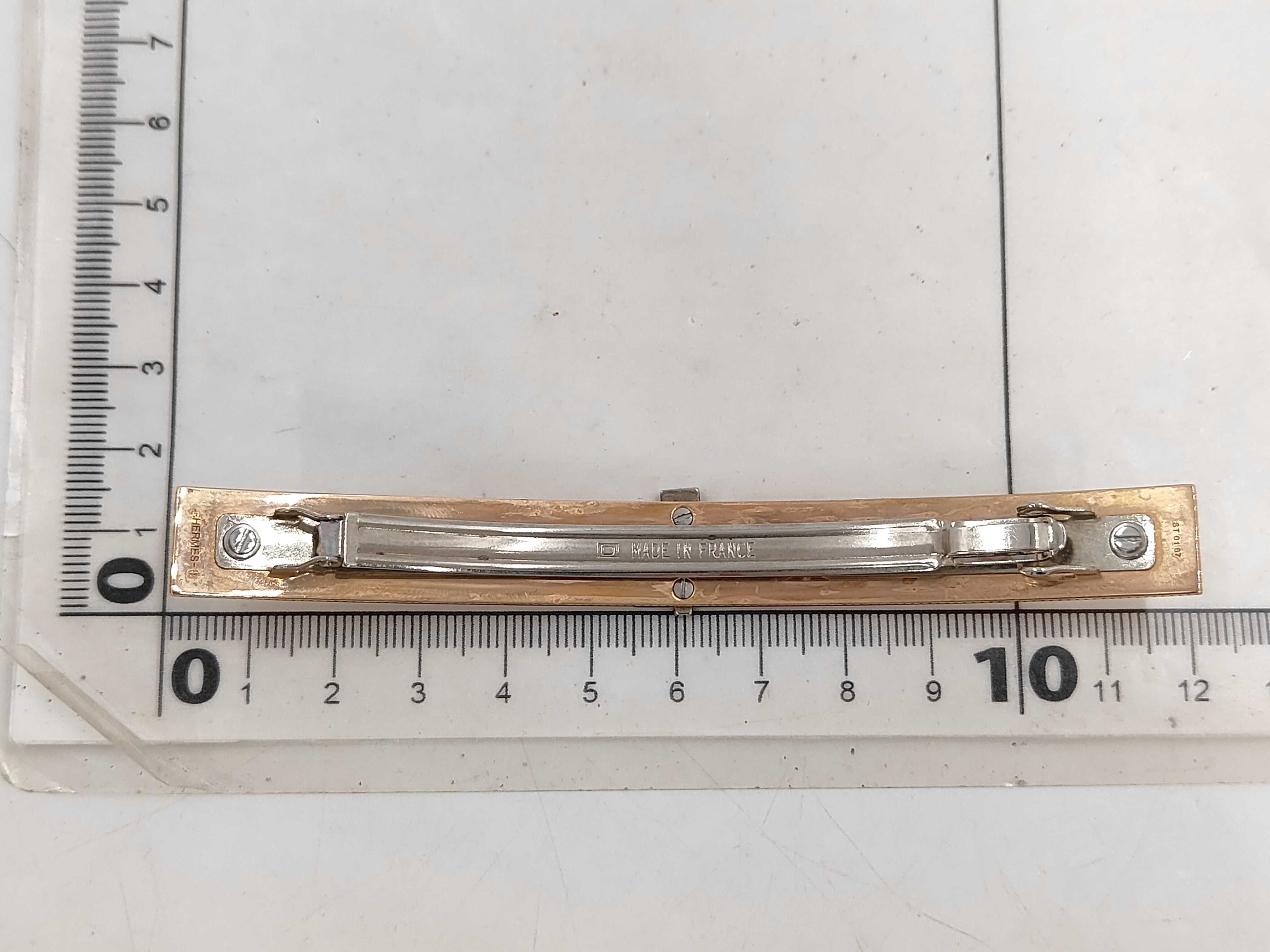Eileen Pink Gold Barrette Hair Accessory — view 2