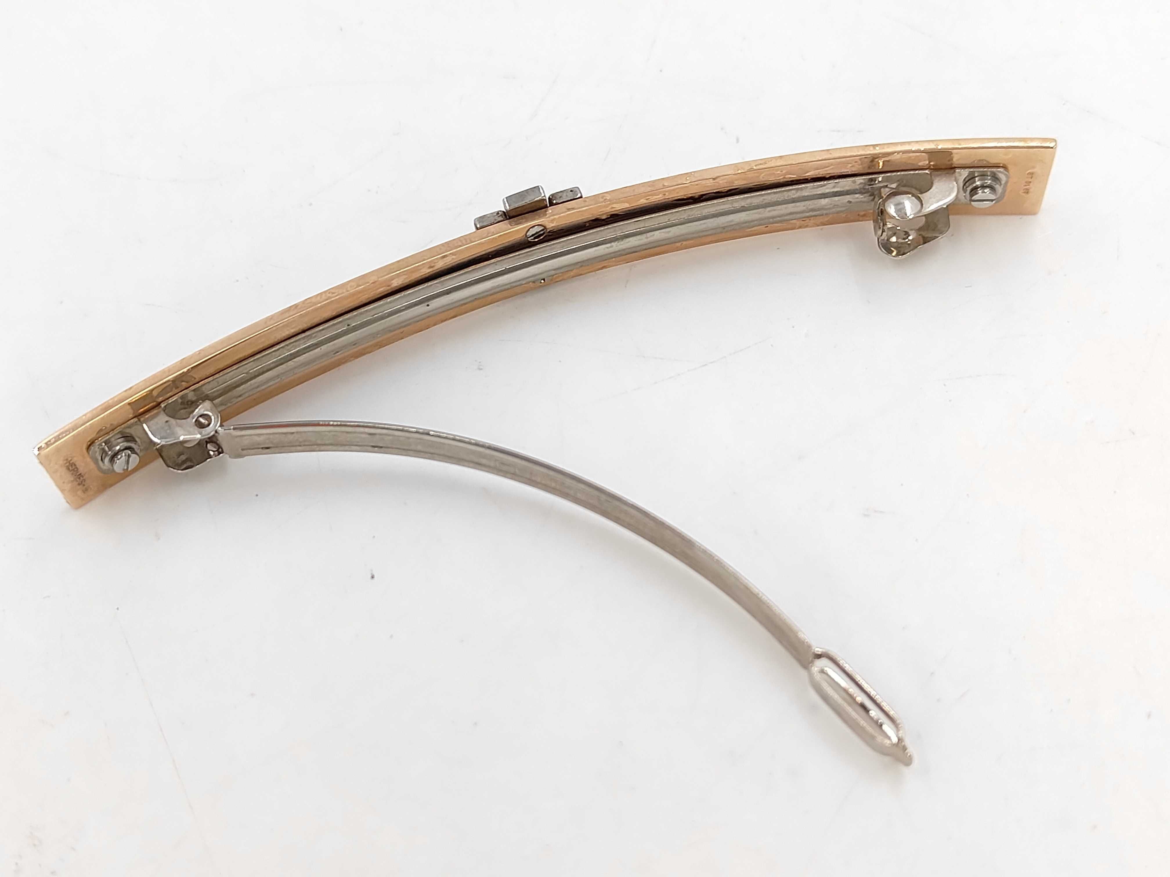Eileen Pink Gold Barrette Hair Accessory — view 4