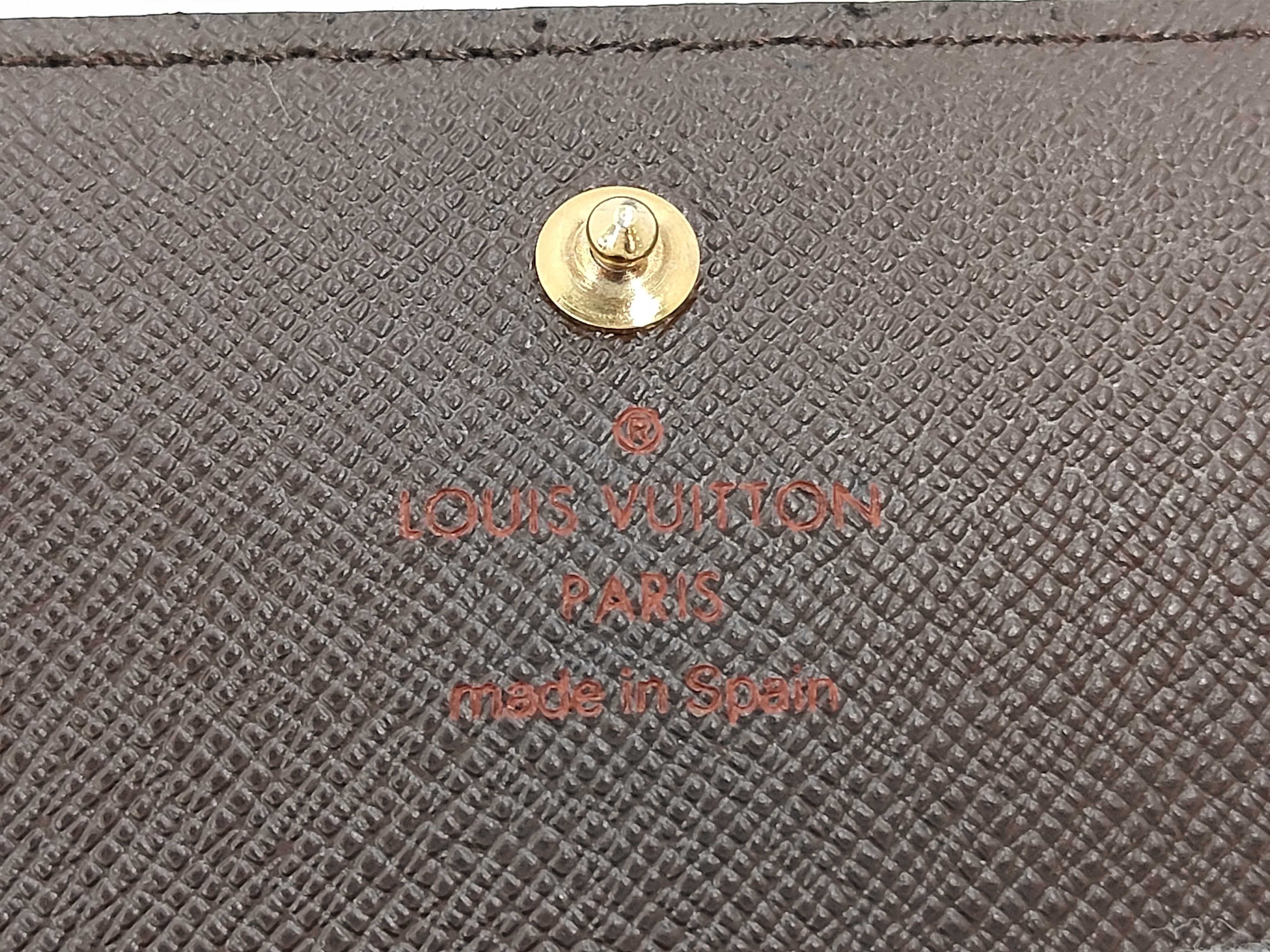Damier Louis Vuitton Damier Portefeuille Trésor CA2019 Wallet — view 6