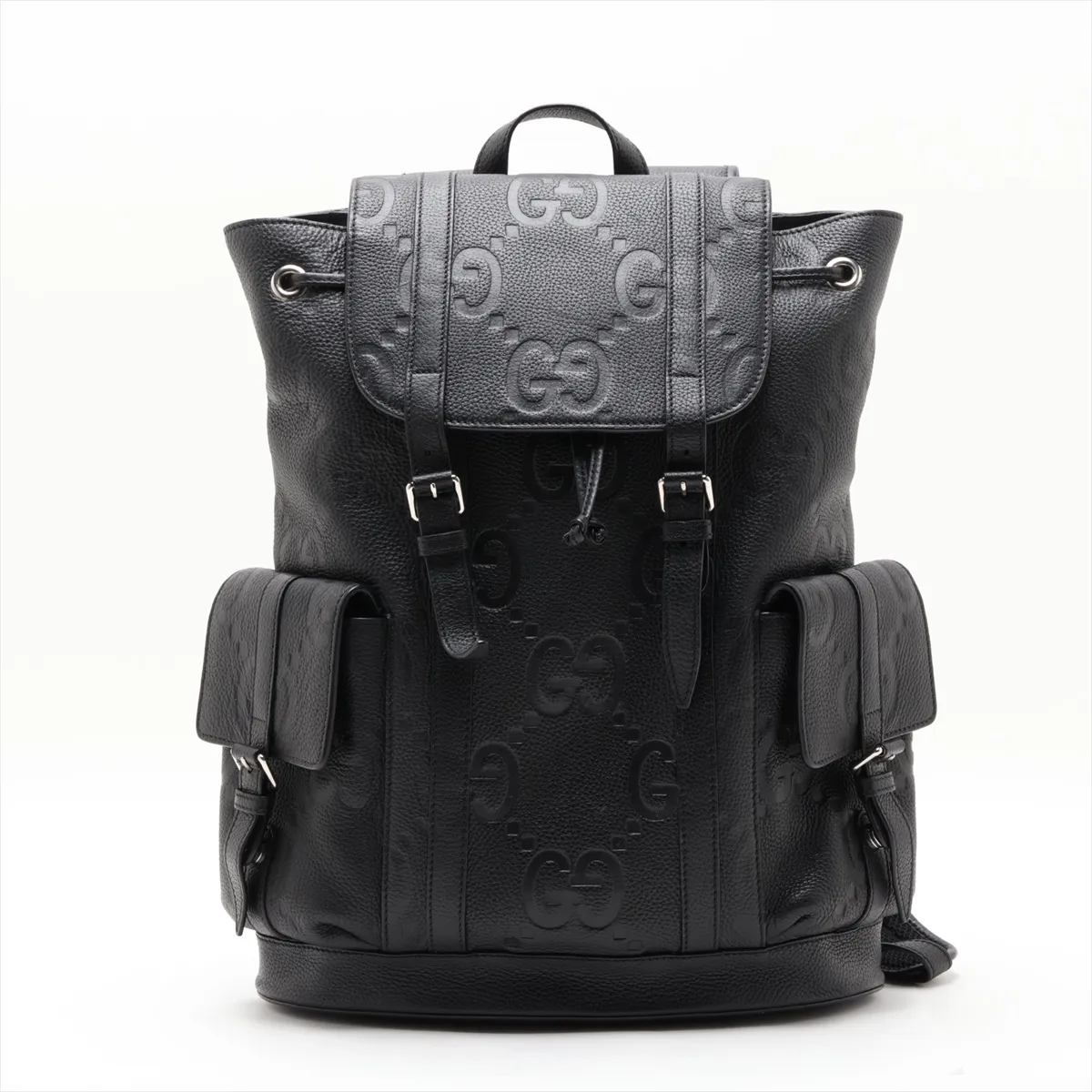 GG Embossed 625770 Leather Backpack/Rucksack, Black