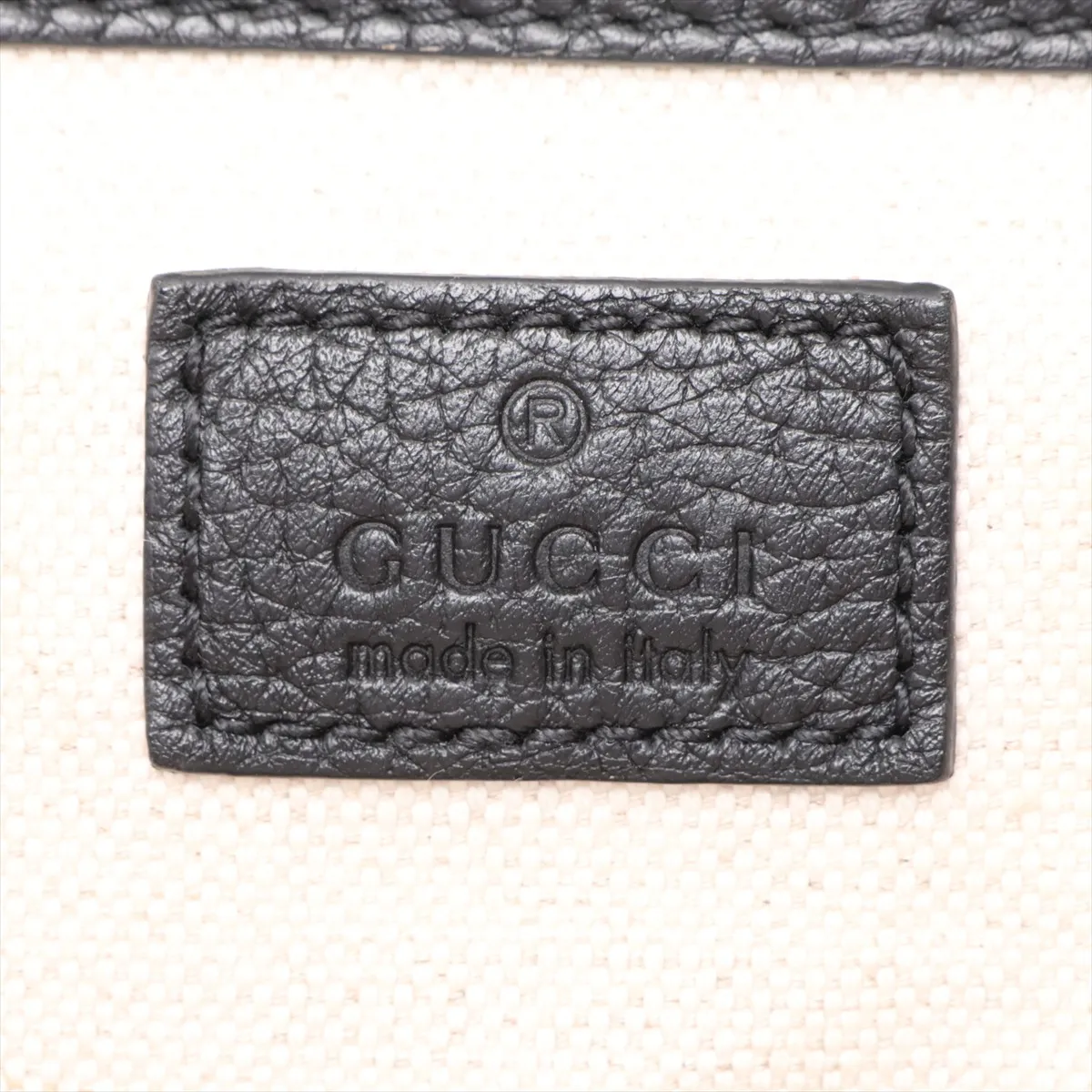 GG Embossed 625770 Leather Backpack/Rucksack, Black — view 11