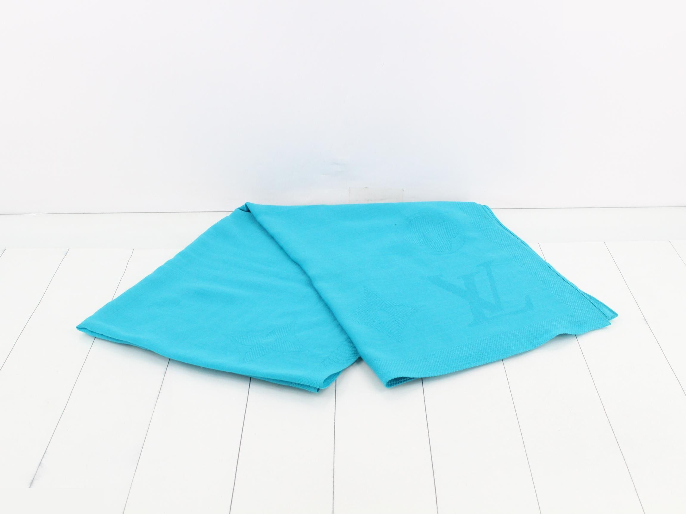 LV Stole/Shawl, Blue — view 2
