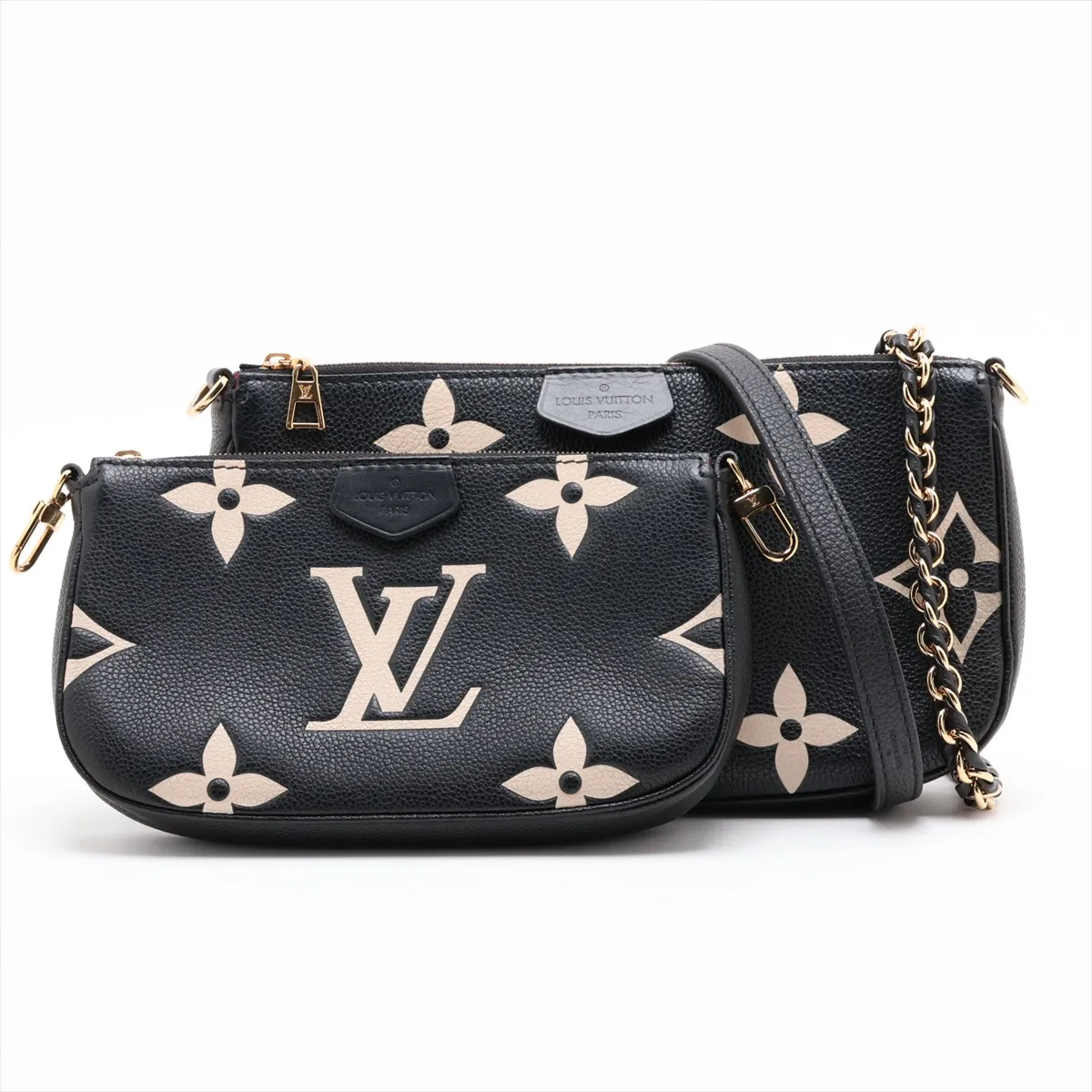 Monogram Empreinte Multipochette Accessoires M45777 Black x Beige (RFID detected)