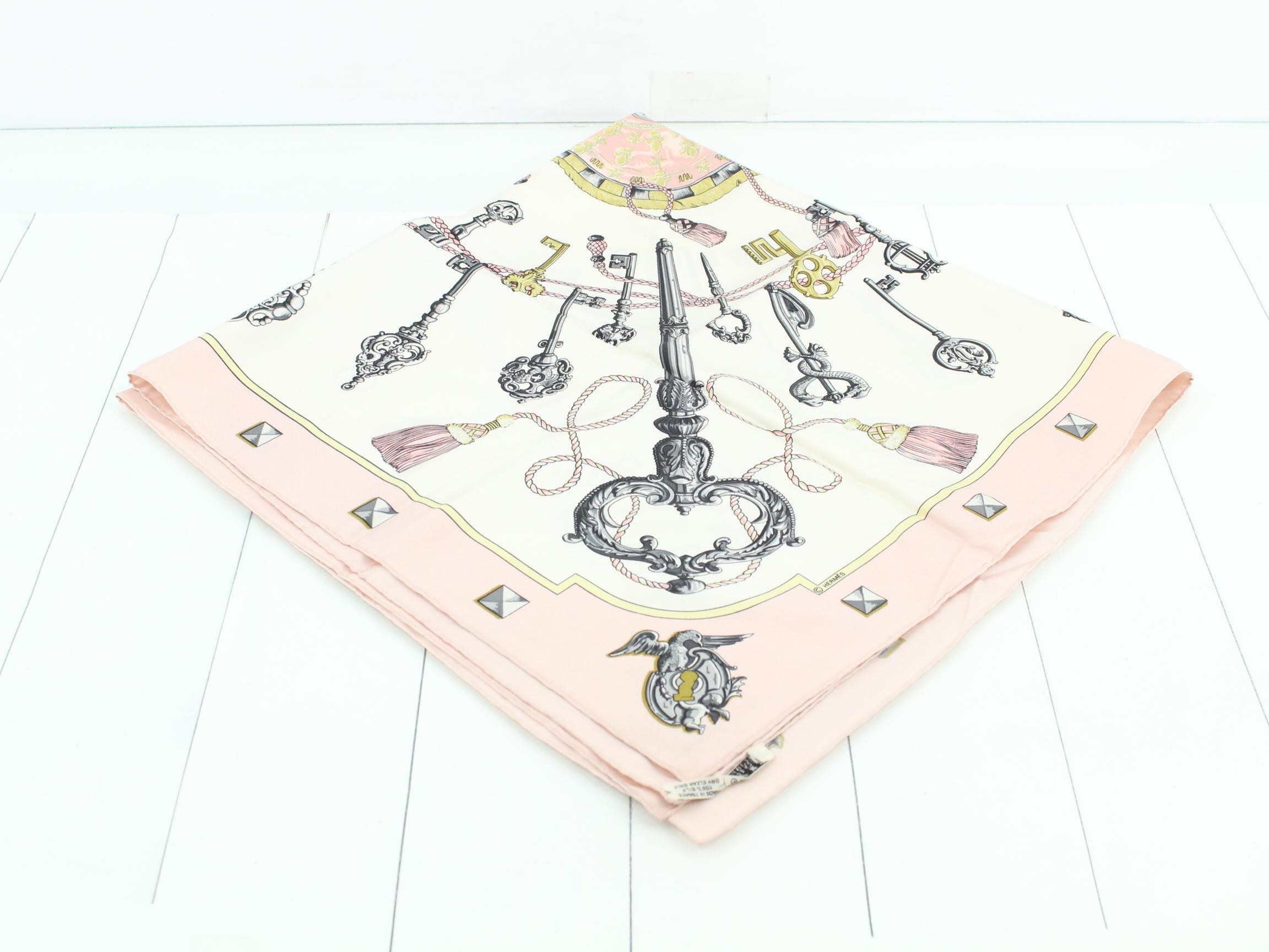 Carre 90 Key Silk Scarf — view 2