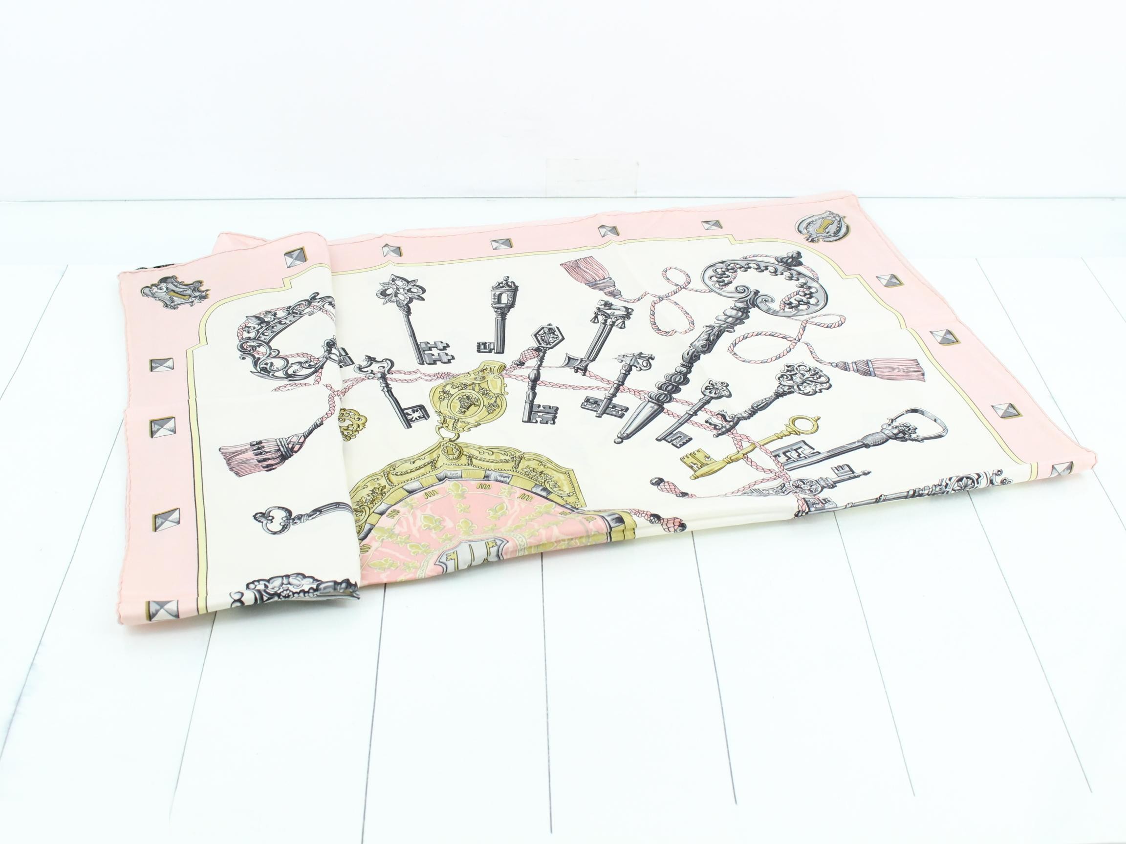 Carre 90 Key Silk Scarf — view 3