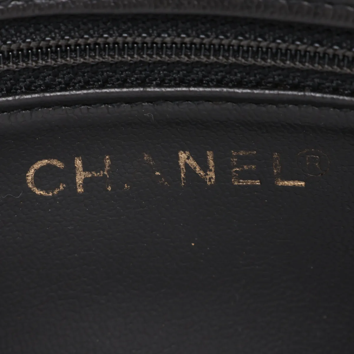 Matelassé Lambskin Chain Shoulder Bag, Black with Gold Hardware, 4053171, Series 4 — view 11