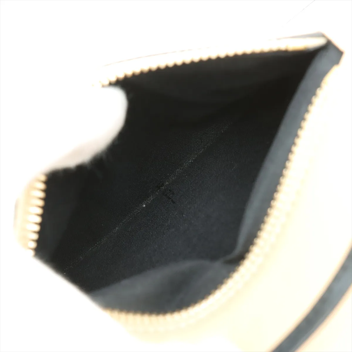 Runaway Leather Handbag Beige x Black 8BH344 — view 11