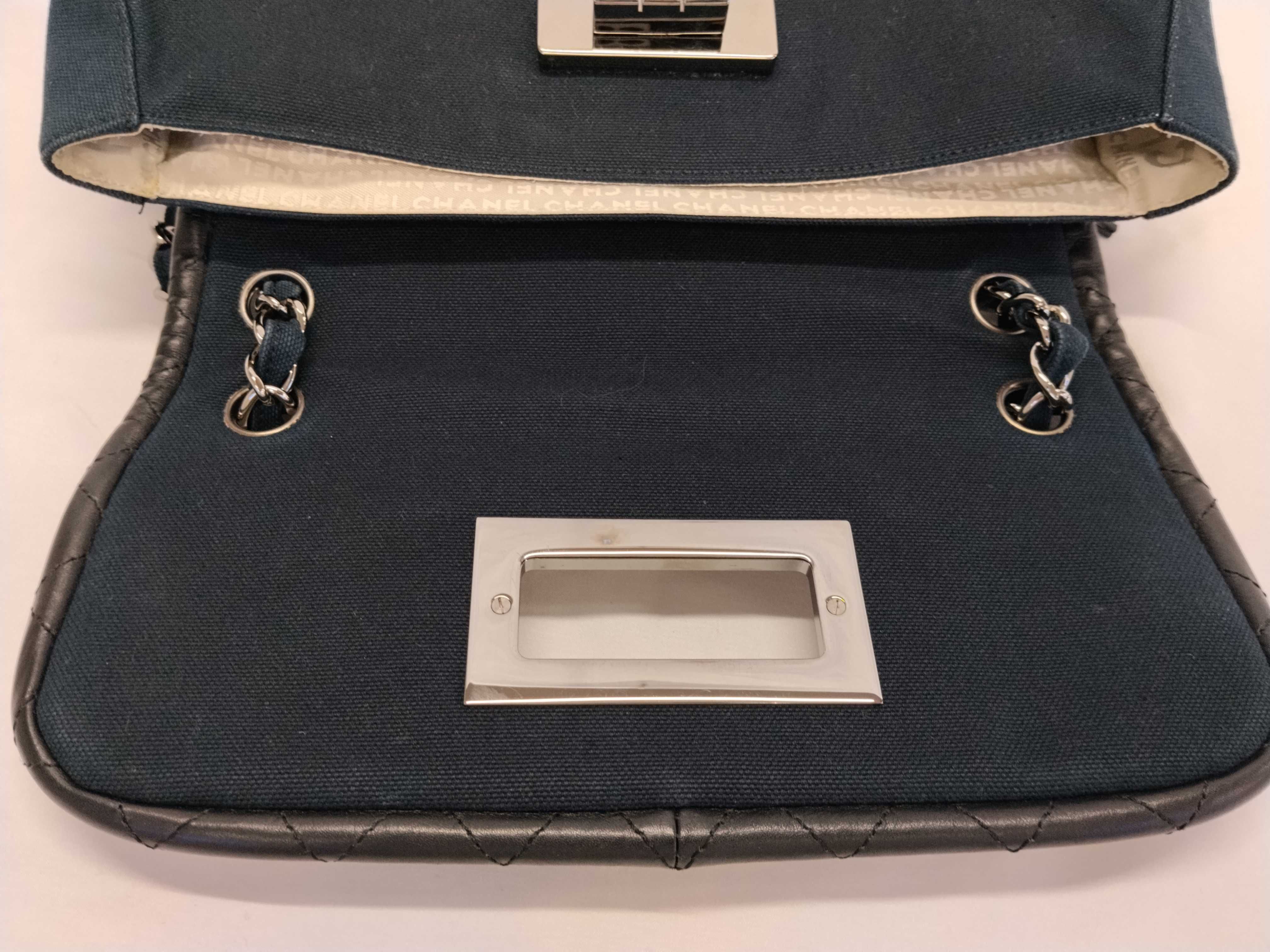 Mademoiselle 2.55 Canvas x Leather Shoulder Bag (Consideration for internal contamination) — view 12