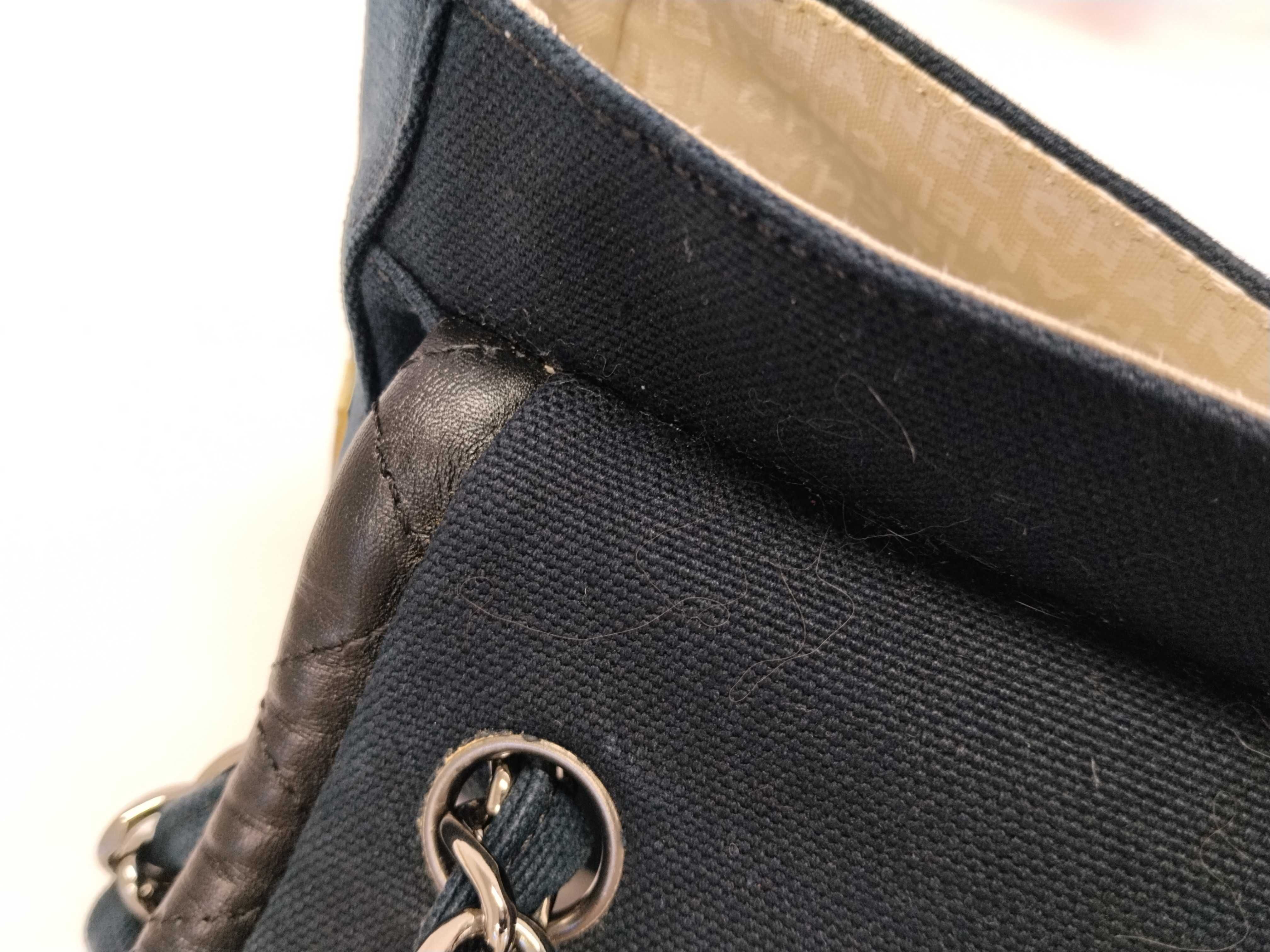Mademoiselle 2.55 Canvas x Leather Shoulder Bag (Consideration for internal contamination) — view 13