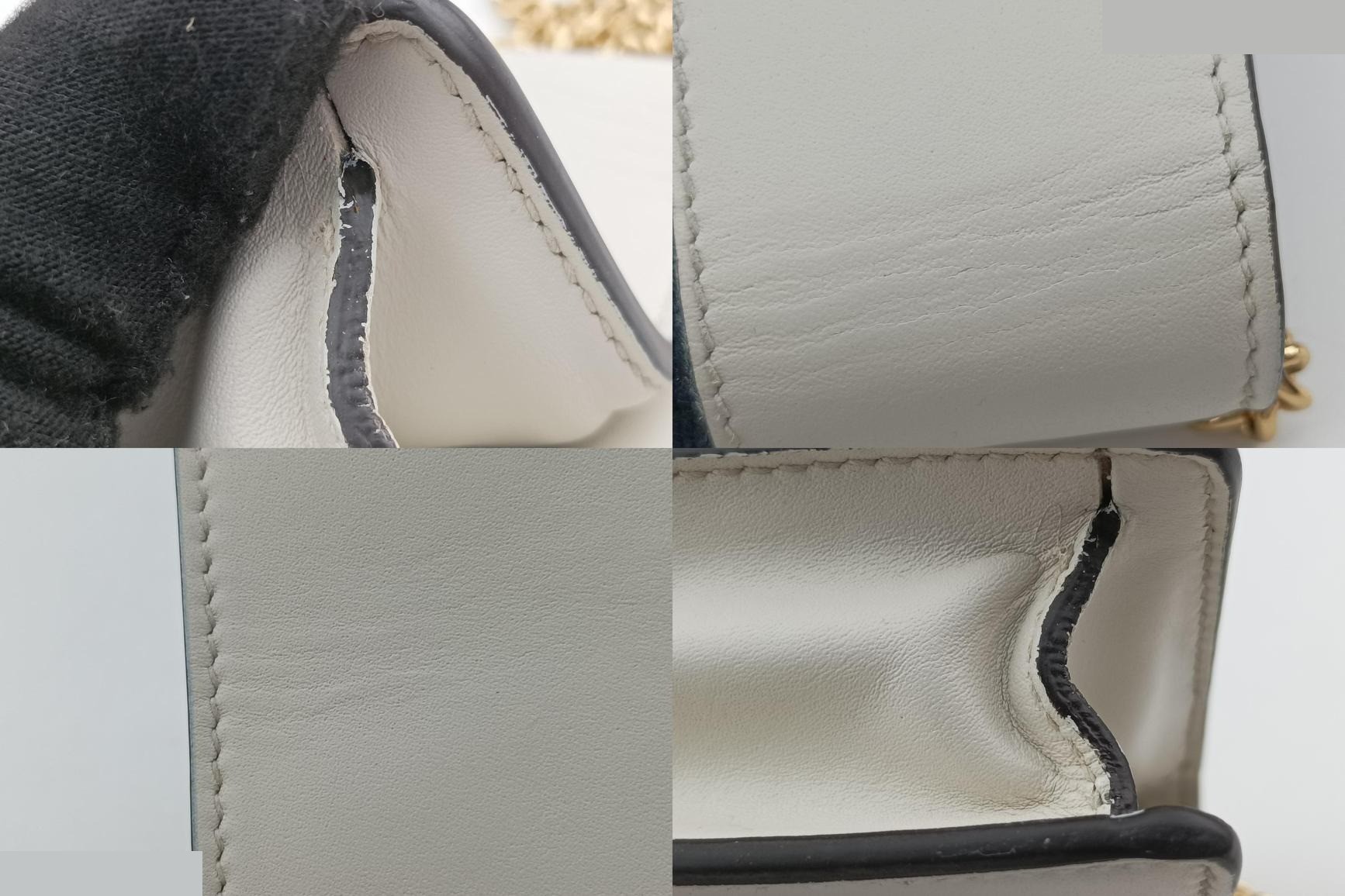 Sylvie Leather Ivory x Navy x Red — view 10