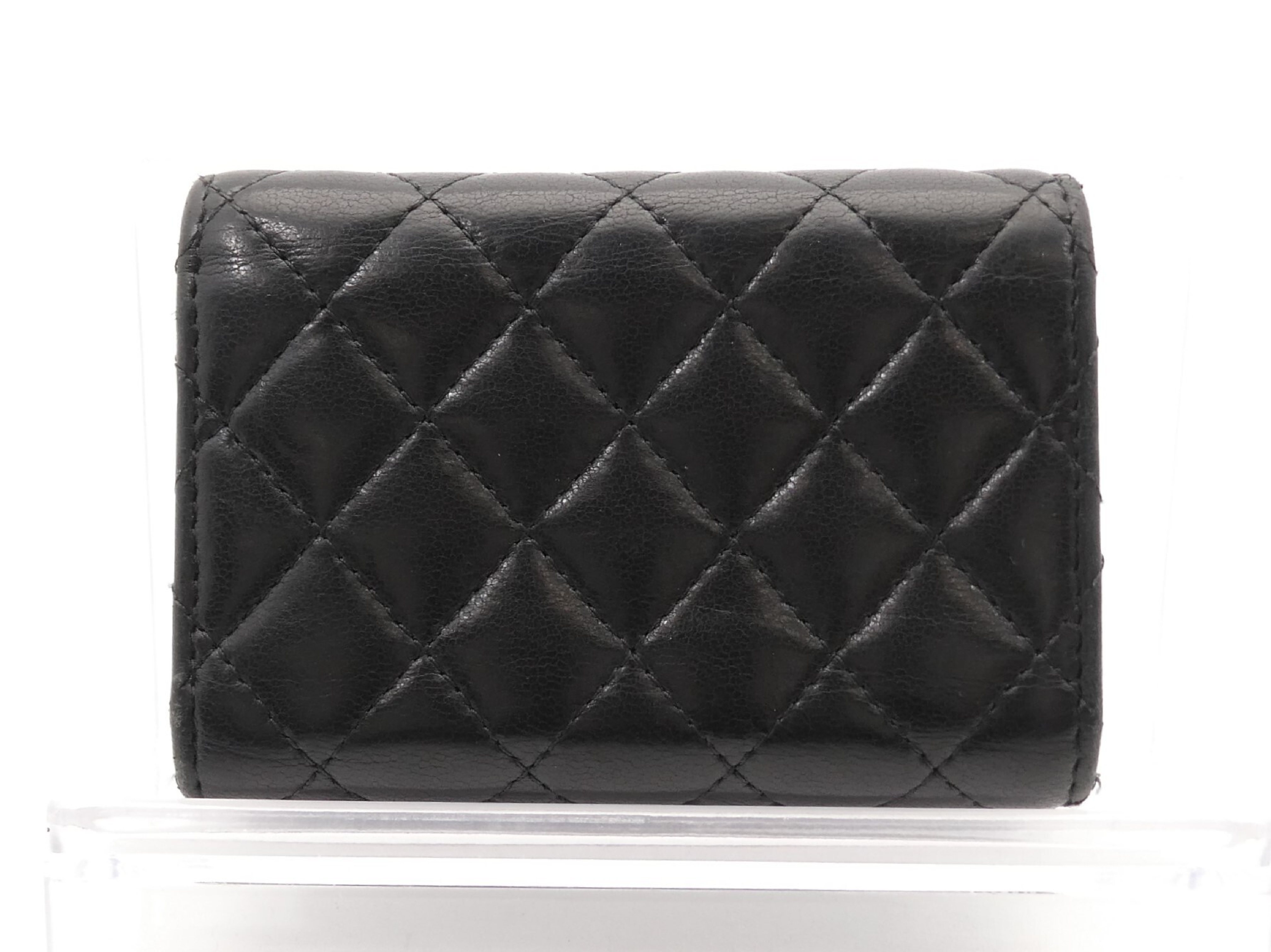 Boy Chanel Matelassé Coco Mark Tri-fold Wallet — view 2