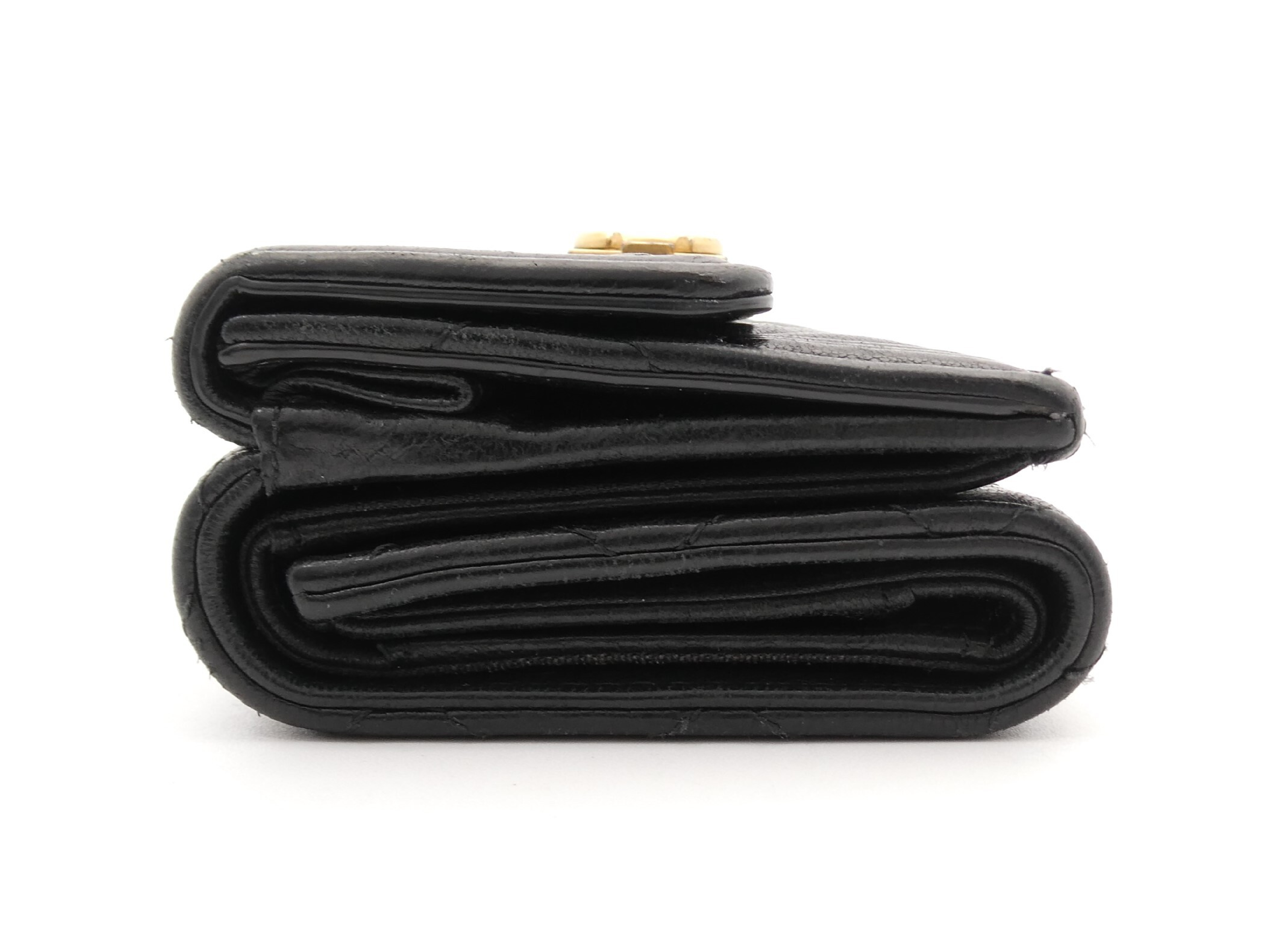 Boy Chanel Matelassé Coco Mark Tri-fold Wallet — view 3