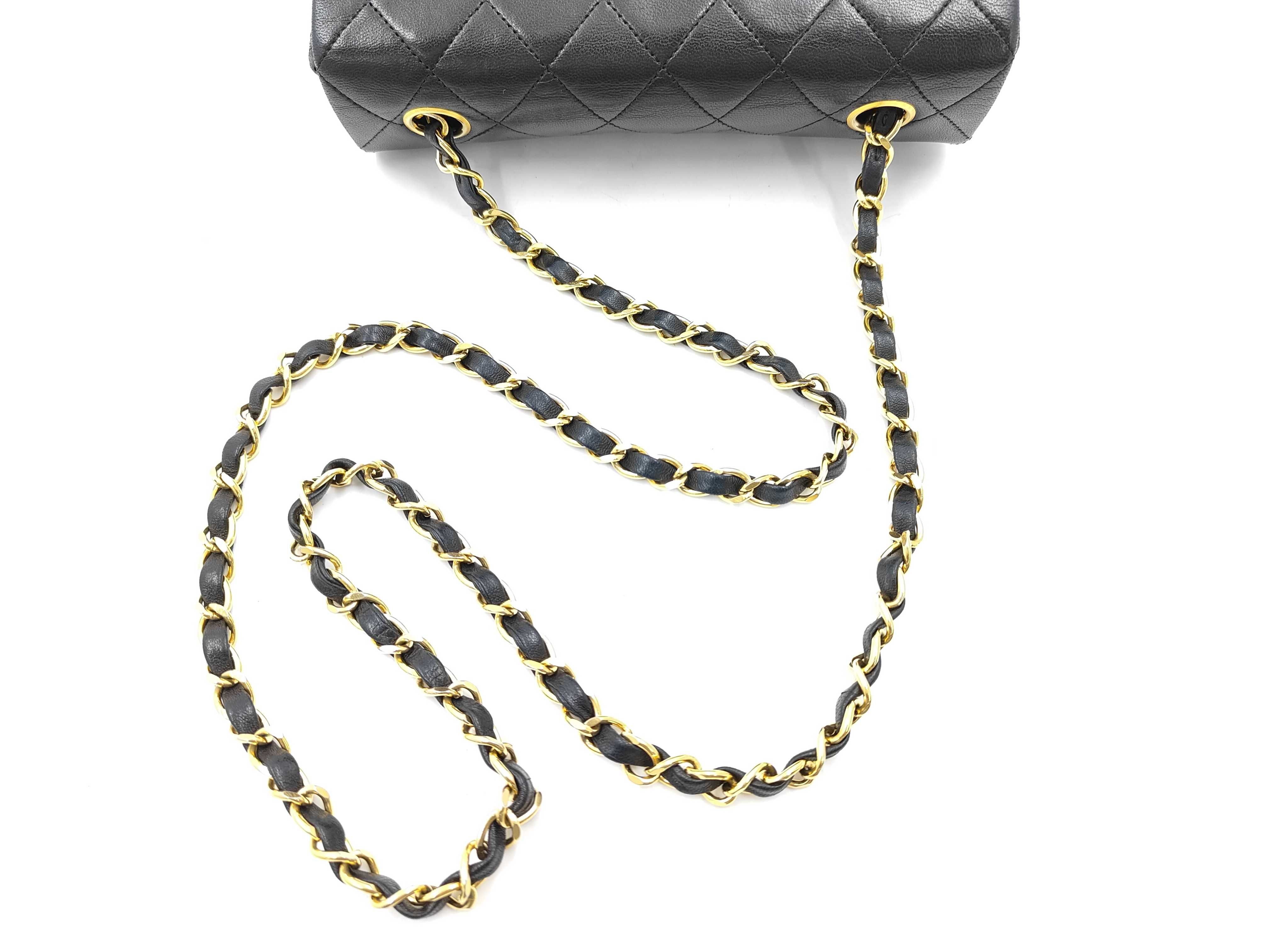 Mini Matelassé Turnlock Lambskin Chain Shoulder Bag (with serial number) — view 3