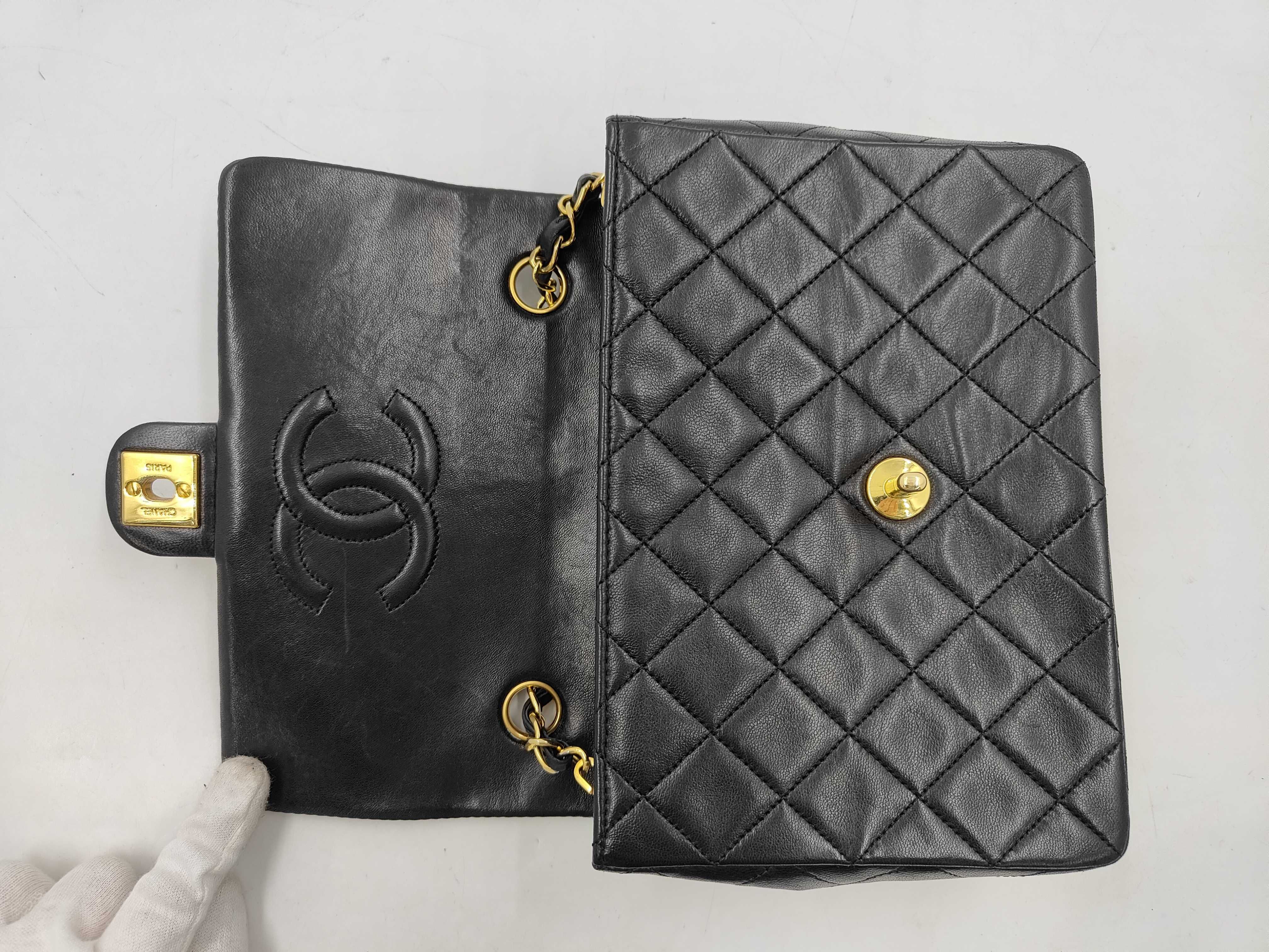 Mini Matelassé Turnlock Lambskin Chain Shoulder Bag (with serial number) — view 7