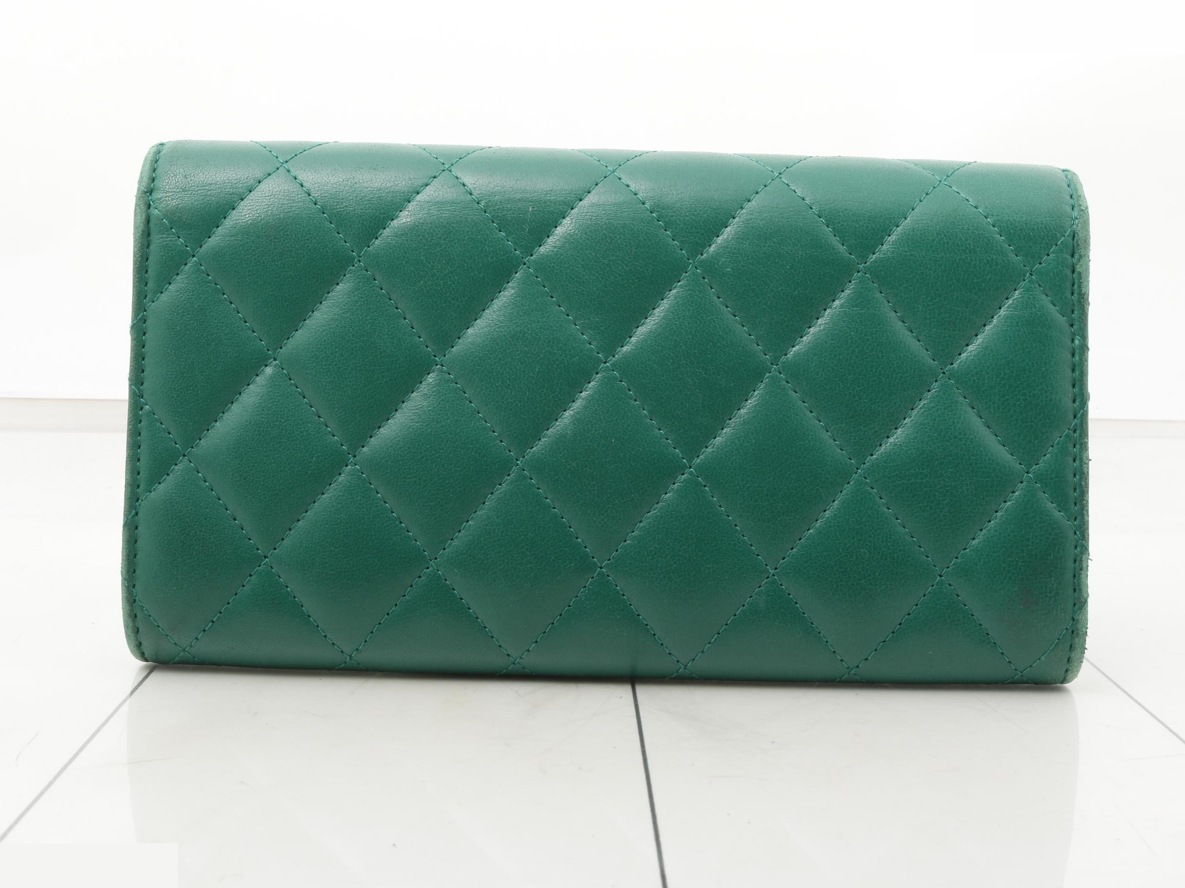 Matelassé long wallet — view 2
