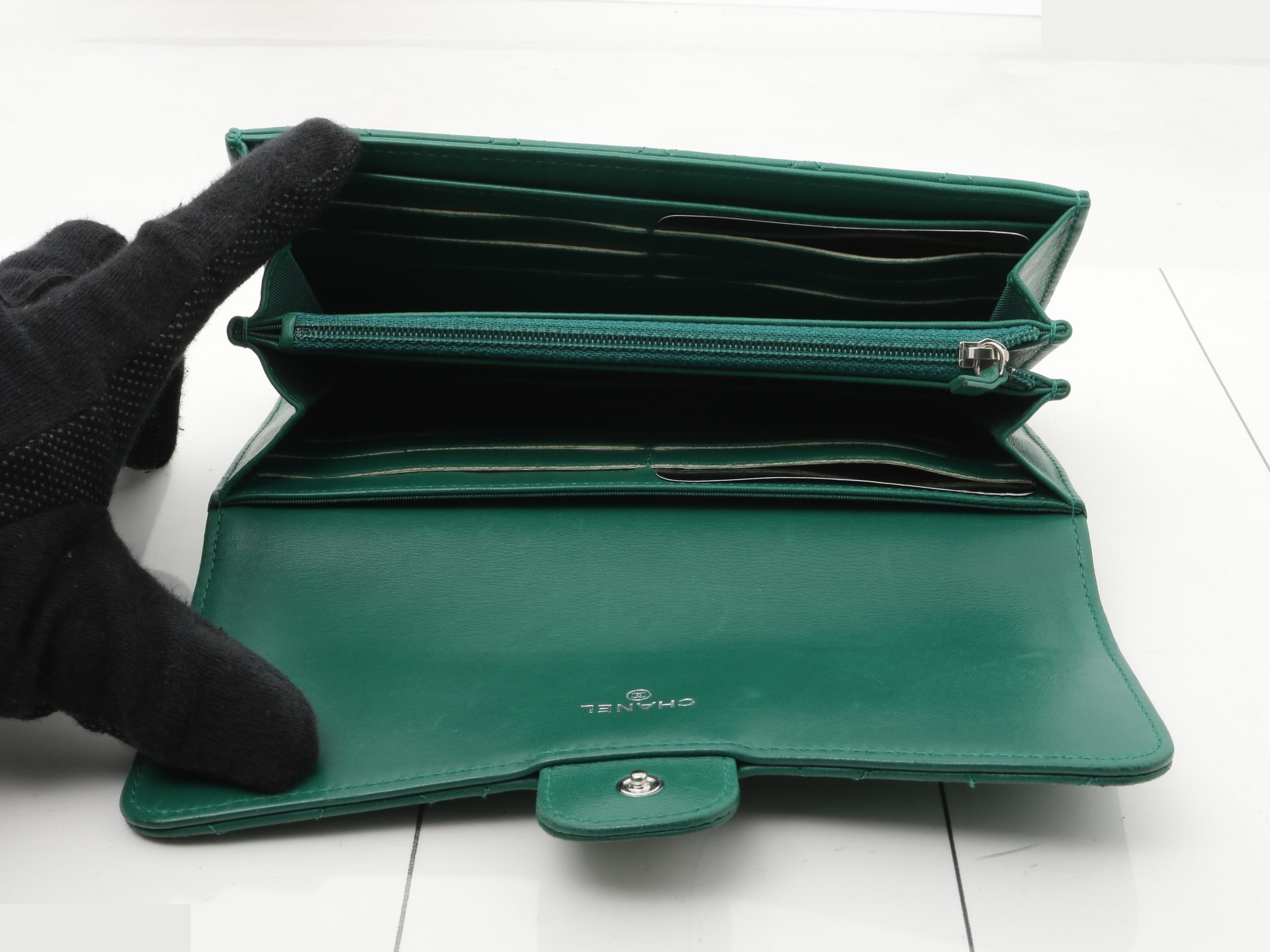 Matelassé long wallet — view 4