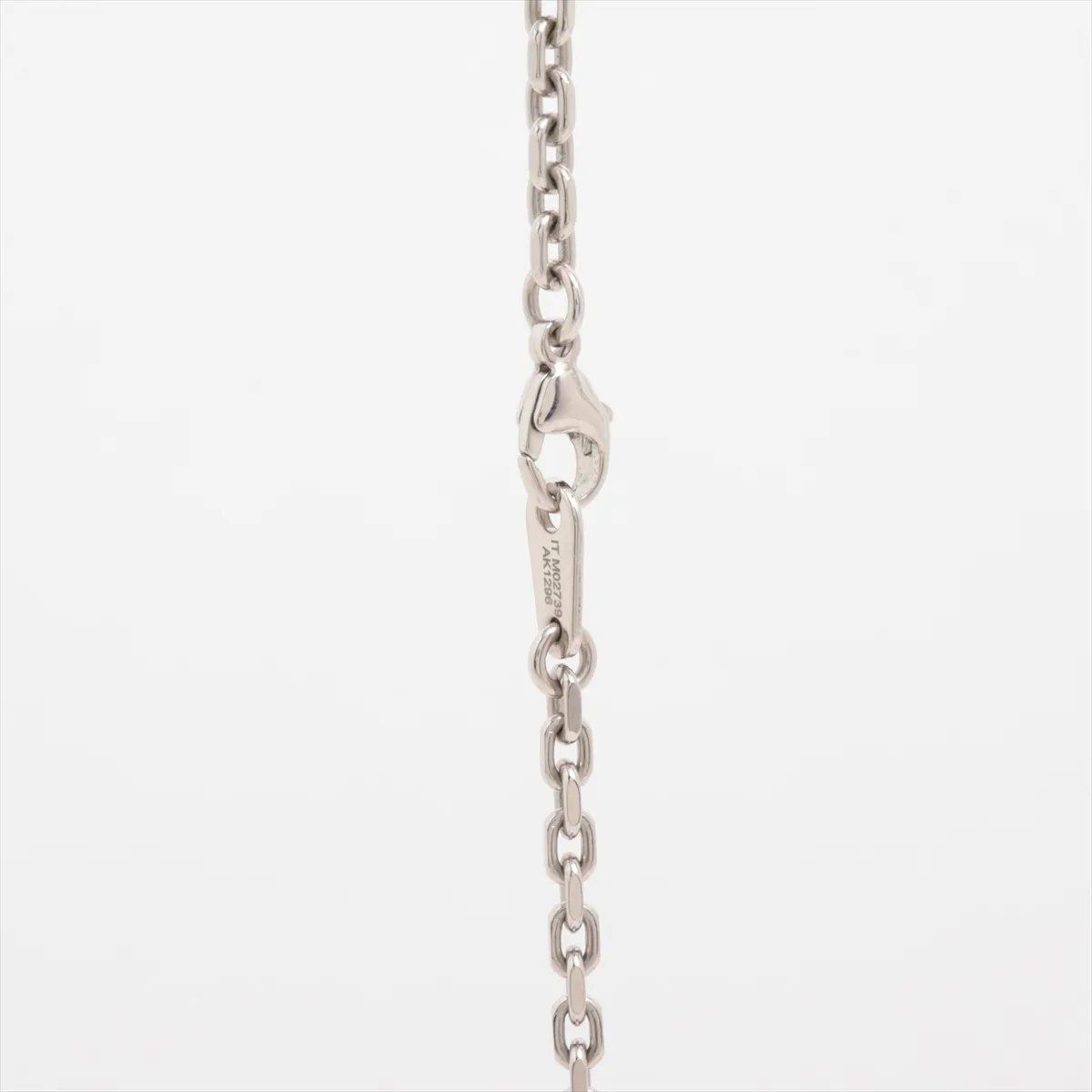 M02739 Chain LV Yours AK1296 Necklace GP Silver. Shows signs of wear including — view 4