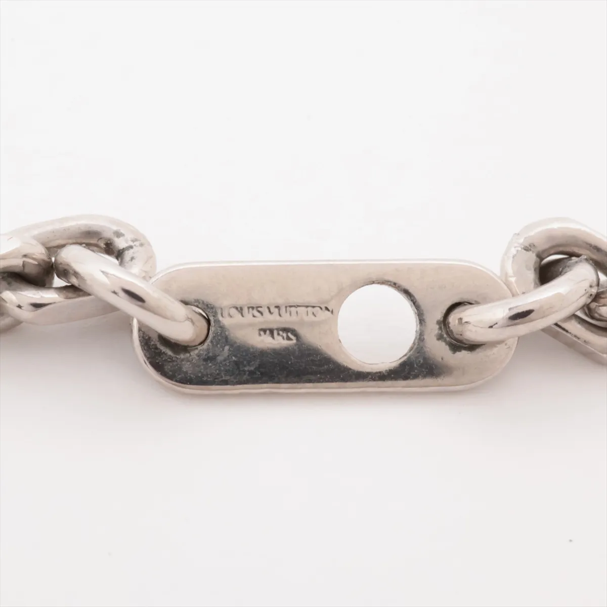 M02739 Chain LV Yours AK1296 Necklace GP Silver. Shows signs of wear including — view 5