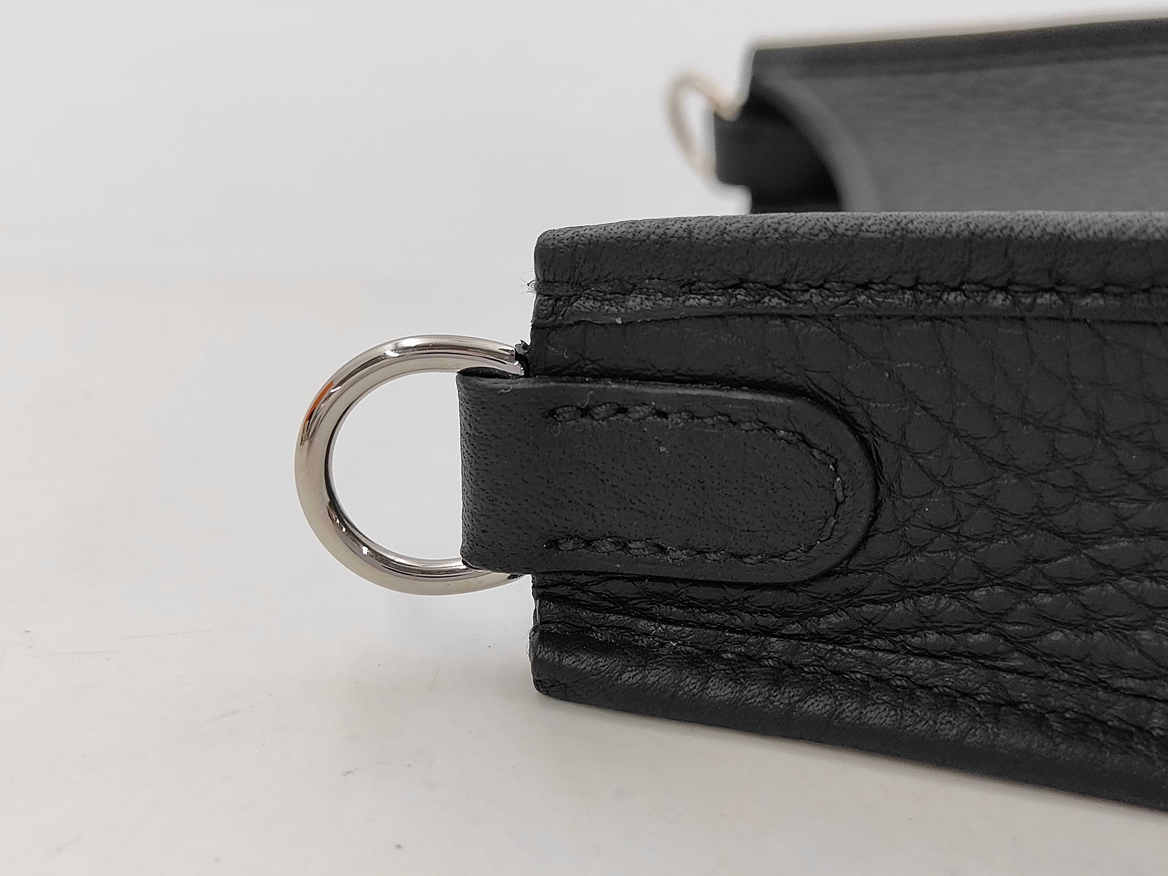 Evelyne TPM Taurillon Clemence Black Silver Hardware G Stamp Shoulder Bag — view 5
