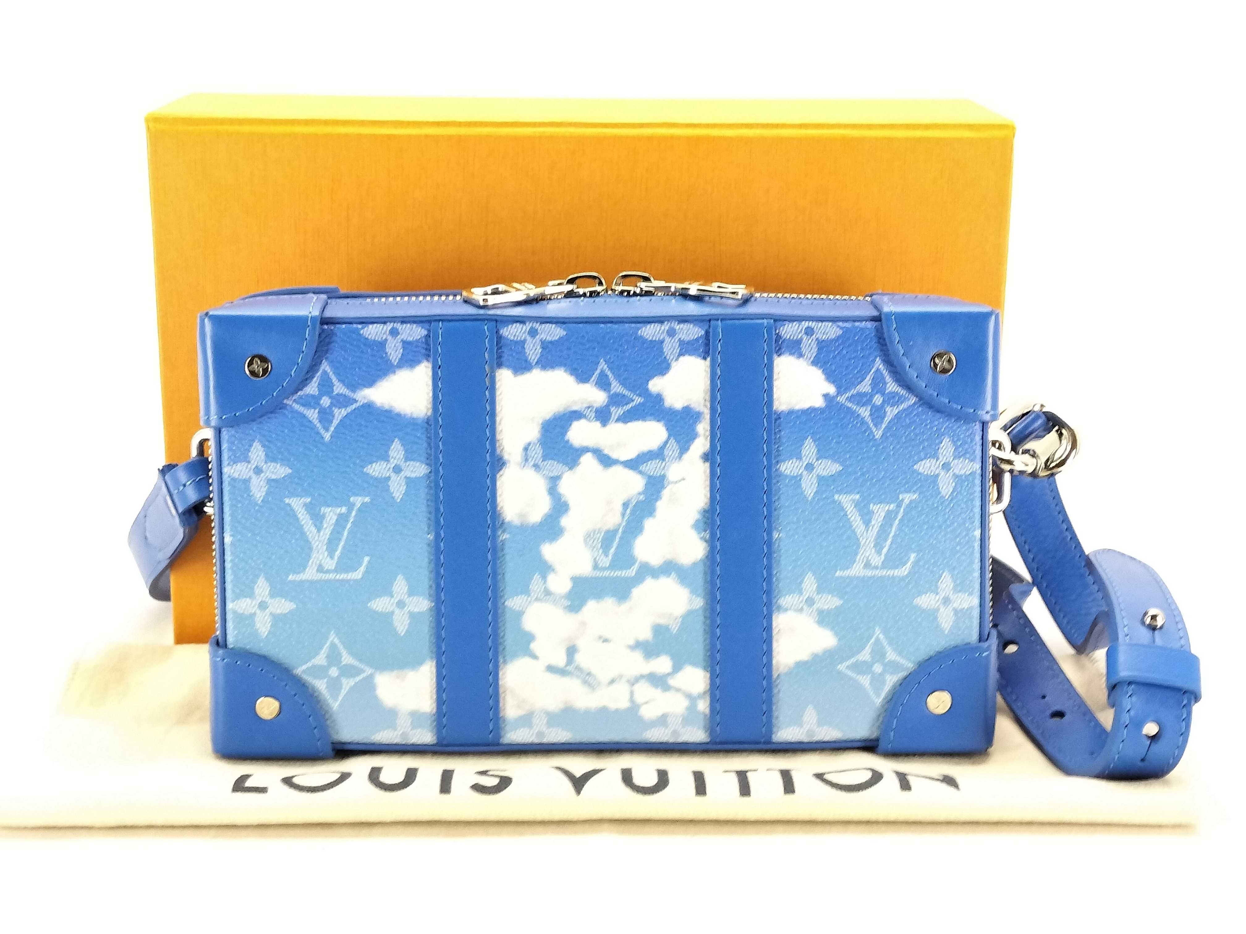 Monogram Clouds Soft Trunk Wallet M45432 Blue (RFID detected) Shoulder Bag