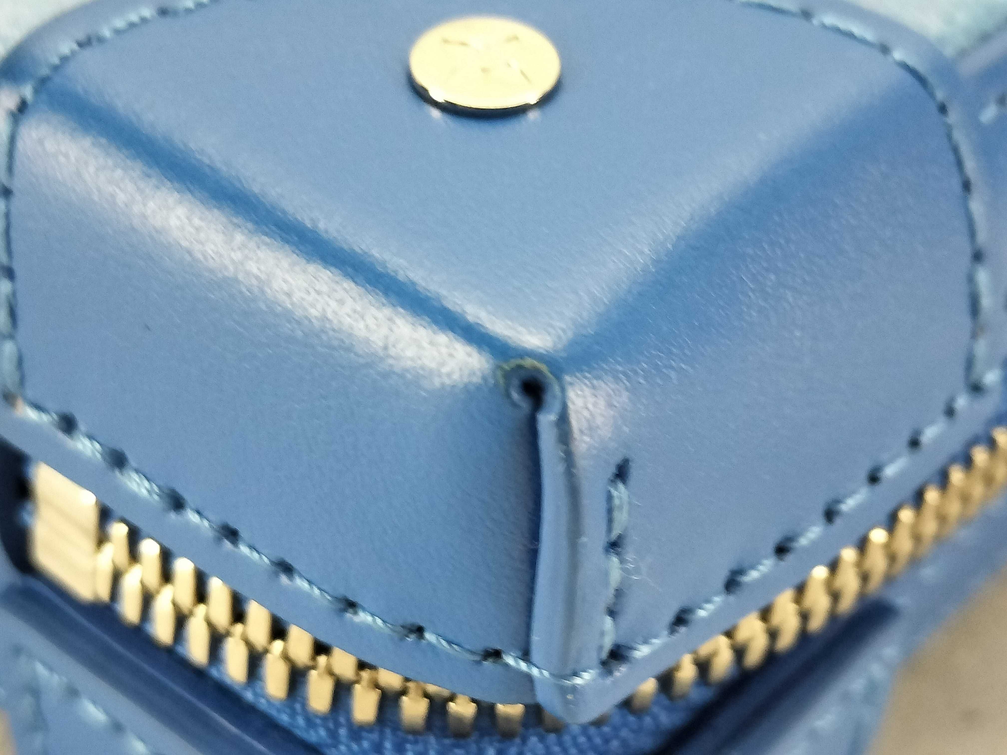 Monogram Clouds Soft Trunk Wallet M45432 Blue (RFID detected) Shoulder Bag — view 6
