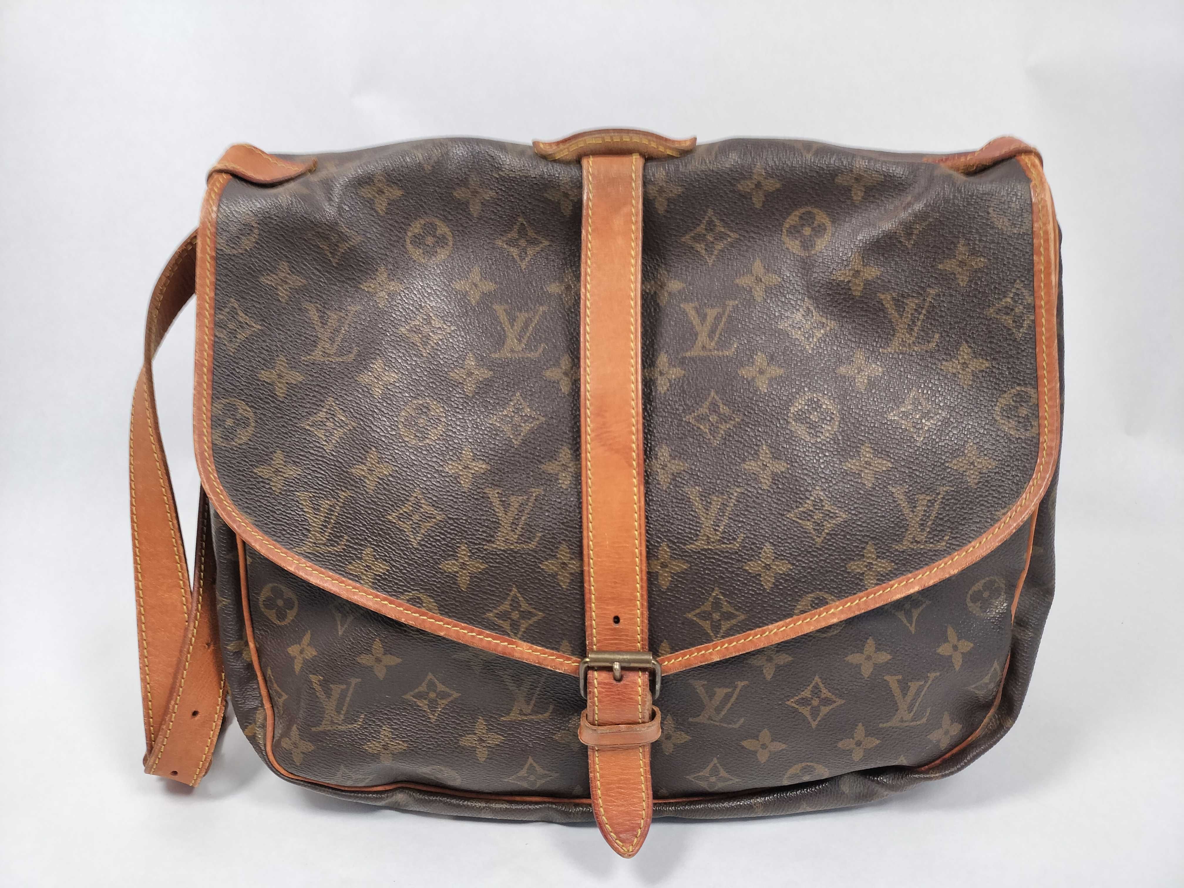 Monogram M42254 Saumur 35 Shoulder Bag