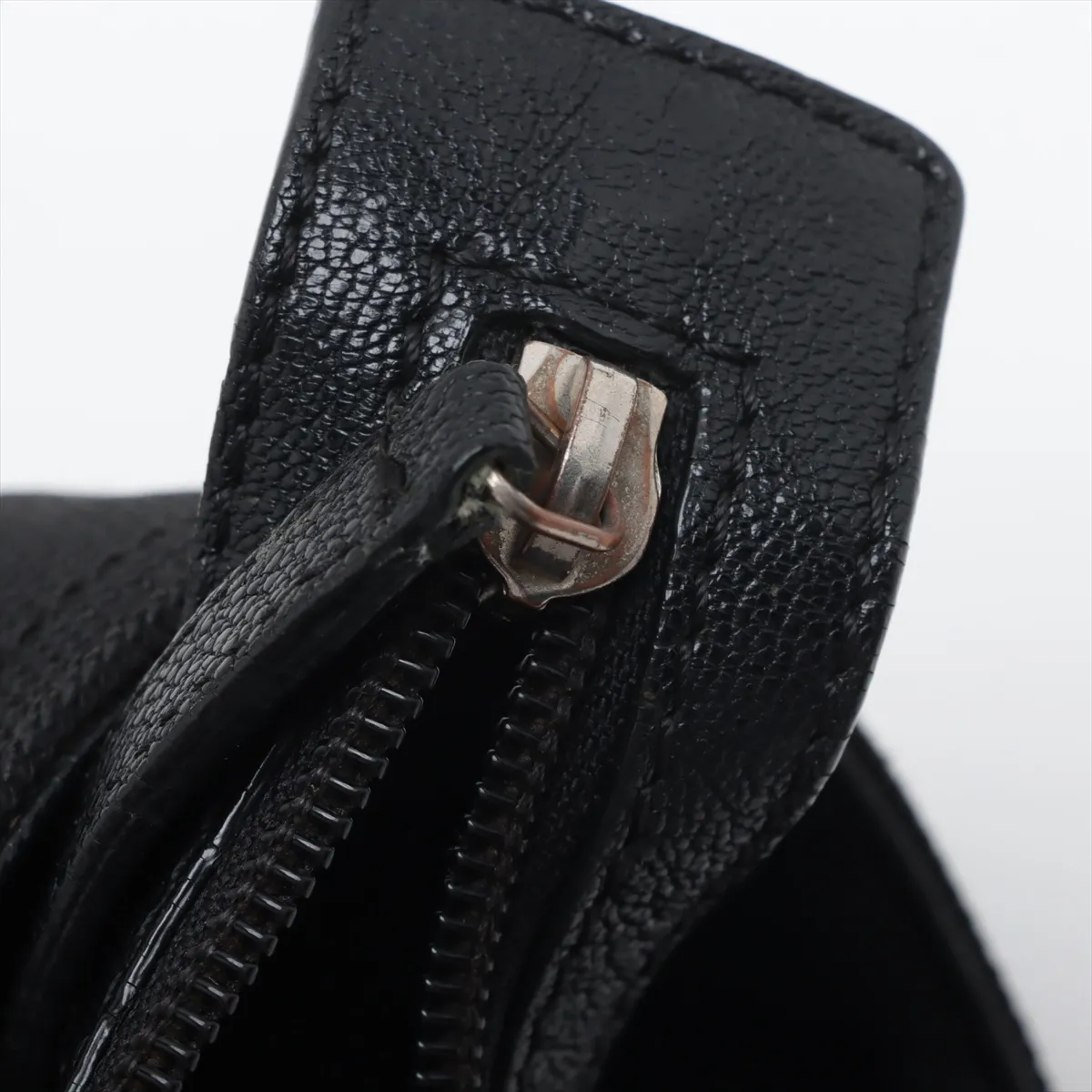 Paris Biarritz GM Coated Canvas Tote Bag, Black with Silver Hardware, Item No. 11194875, Series No. 11 — view 13