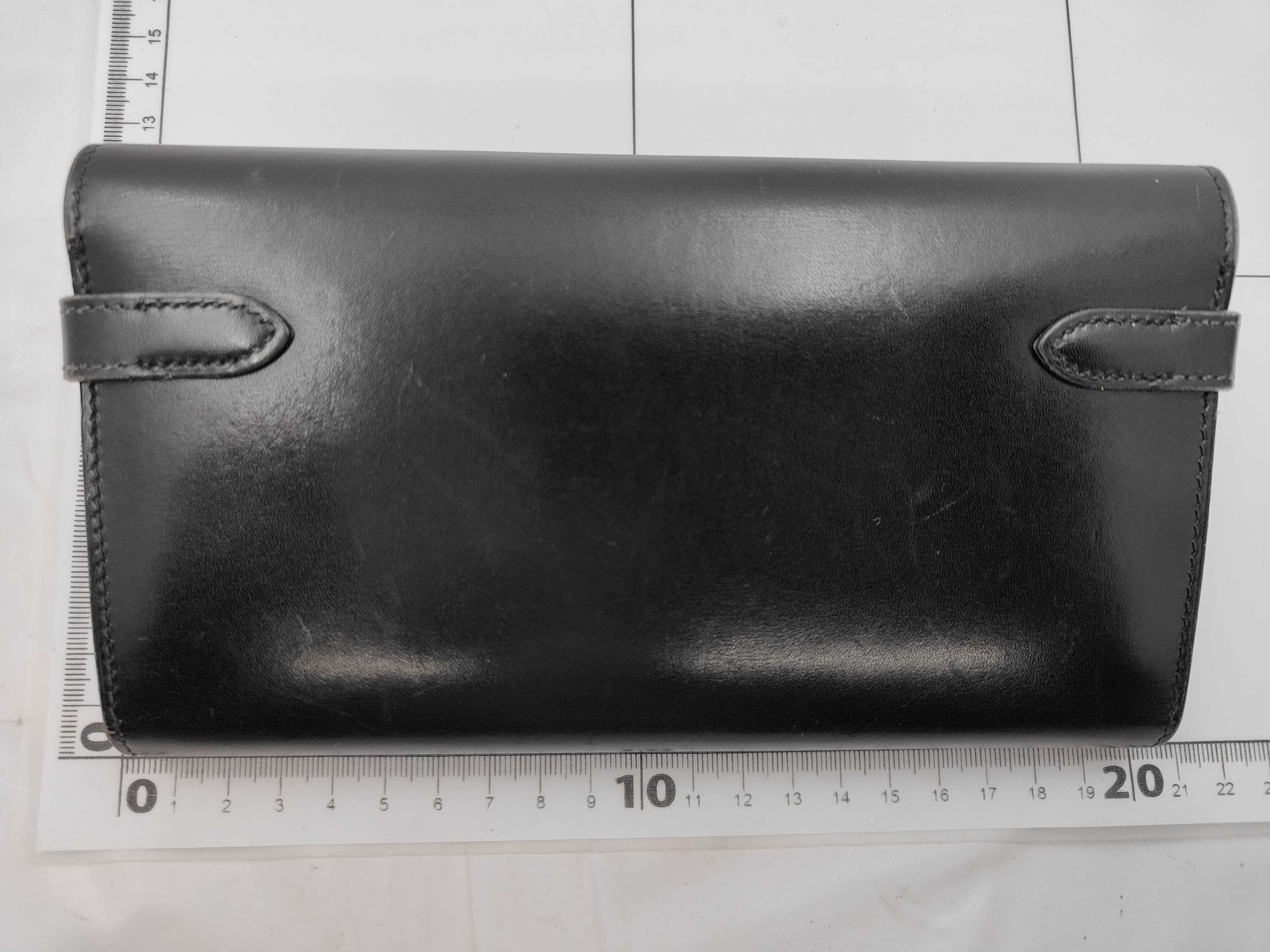 Kelly Wallet in Box Calf Leather (L size) - Boxed Wallet — view 2