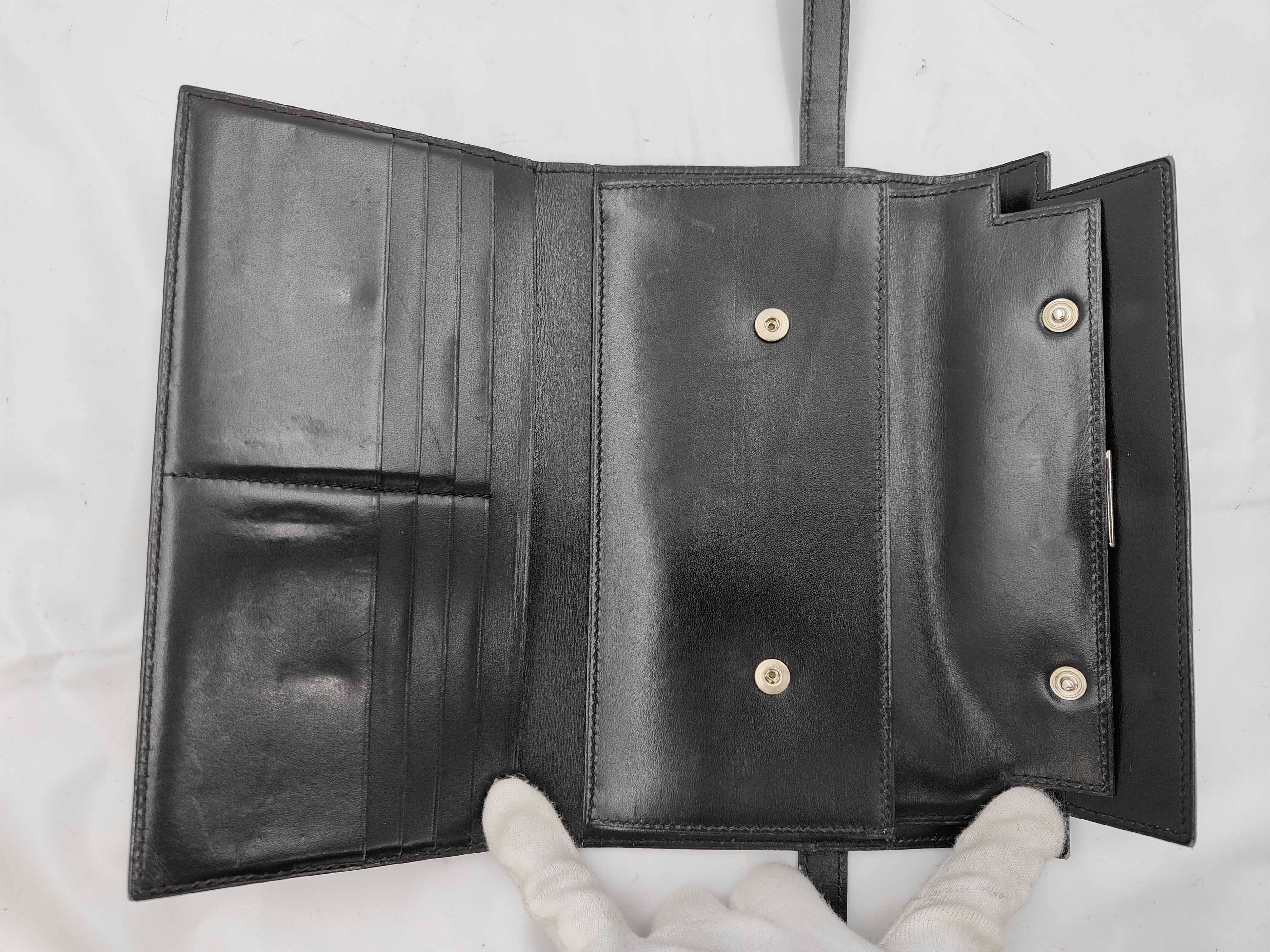 Kelly Wallet in Box Calf Leather (L size) - Boxed Wallet — view 5